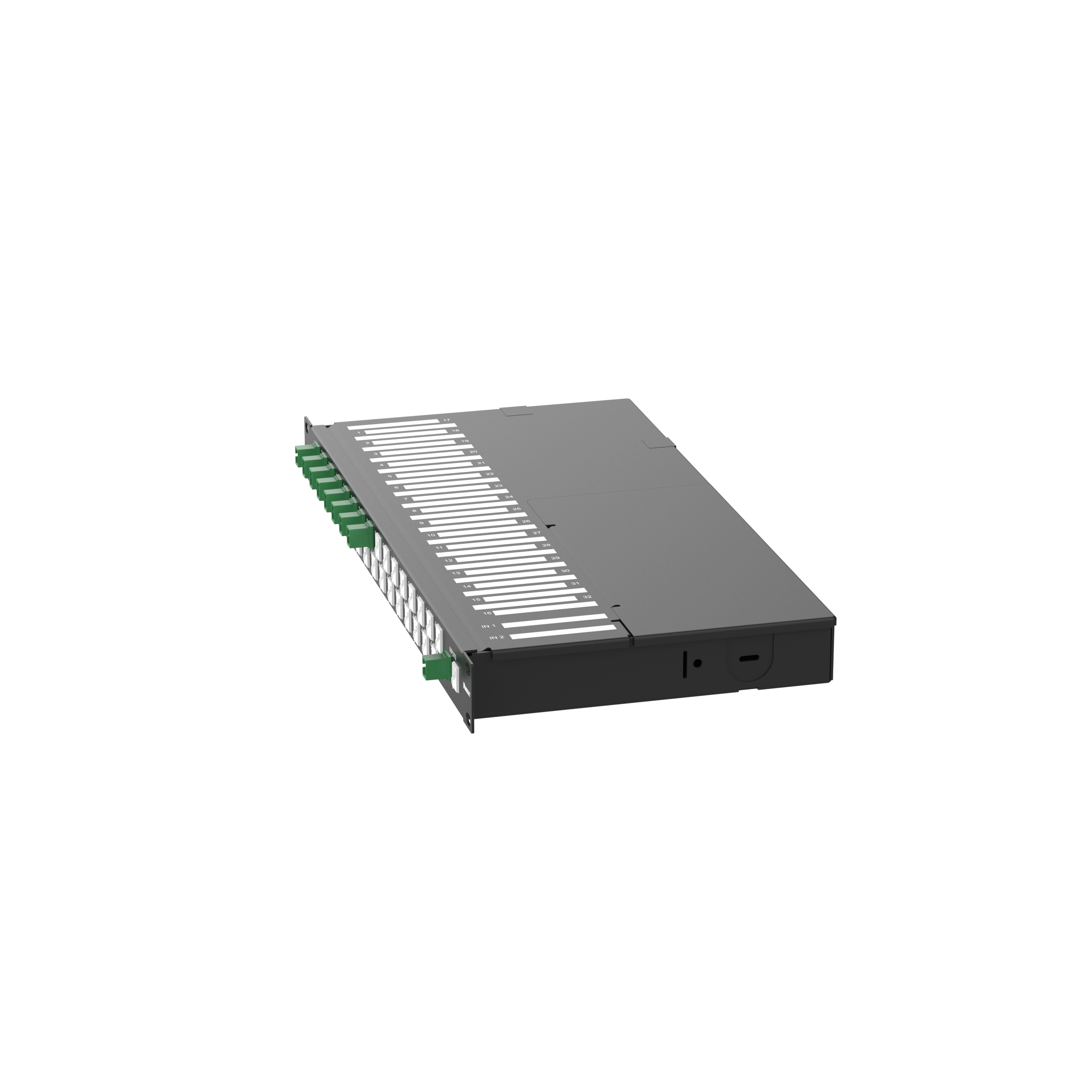 1 RU PON Bölücü Kaseti, 1 x 8 SC-APC to SC-APC