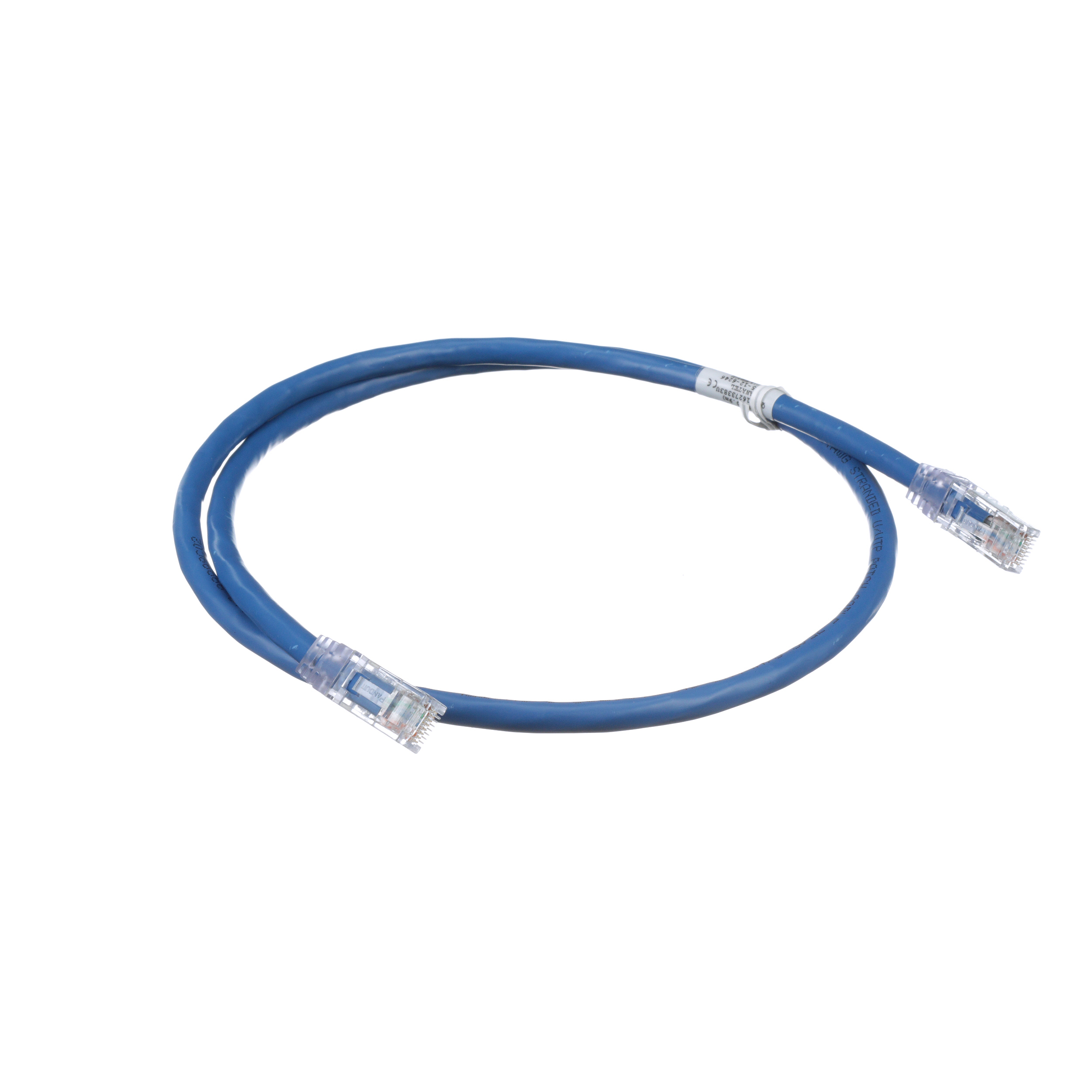 Cat 6A 24 AWG UTP Bakır Yama Kablosu, 2 m, Kırmızı