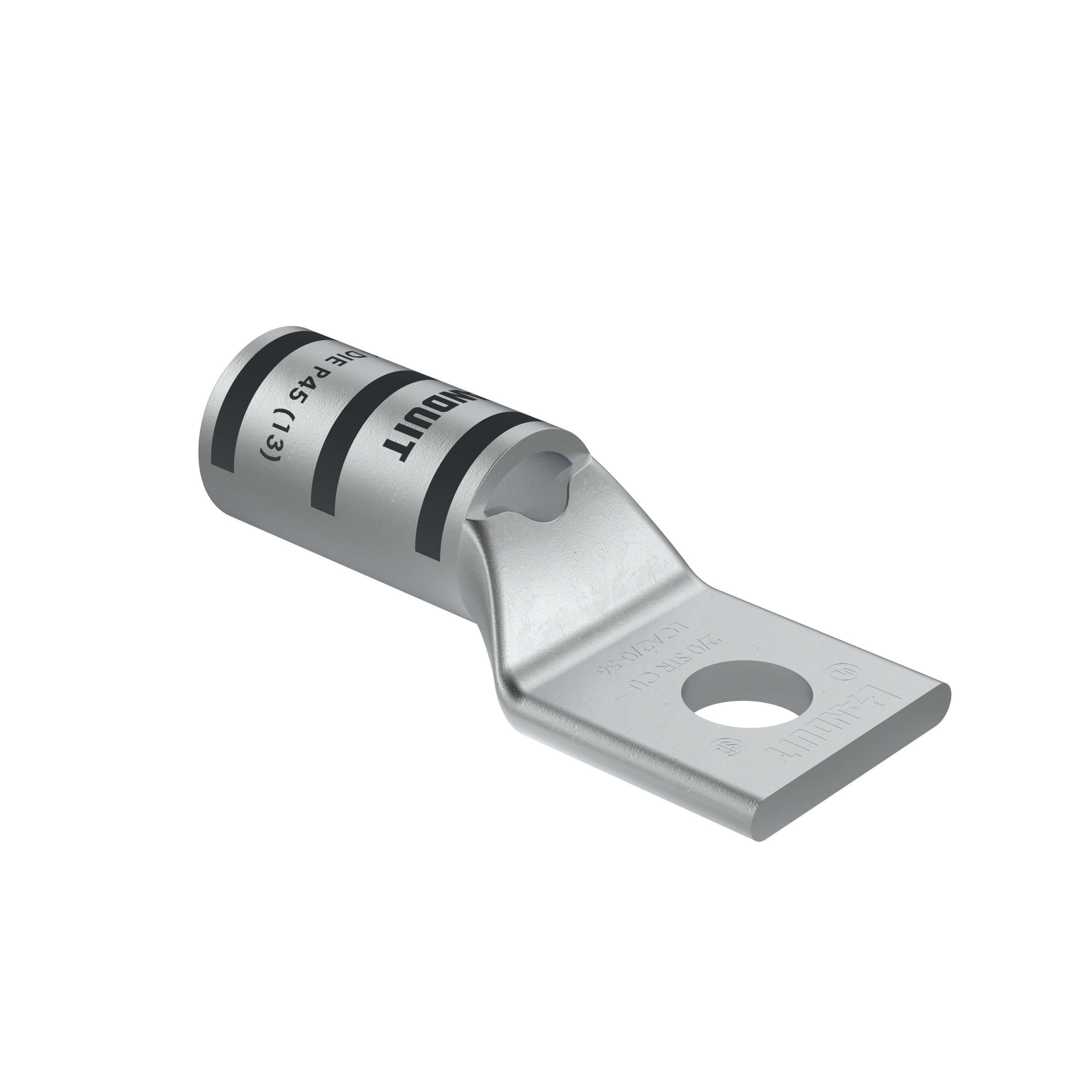 Bağlantı Muhafazası, 2/0, Kalay Kaplı Bakır, Düz, Tek 7.9mm Somun, 10'lu Paket