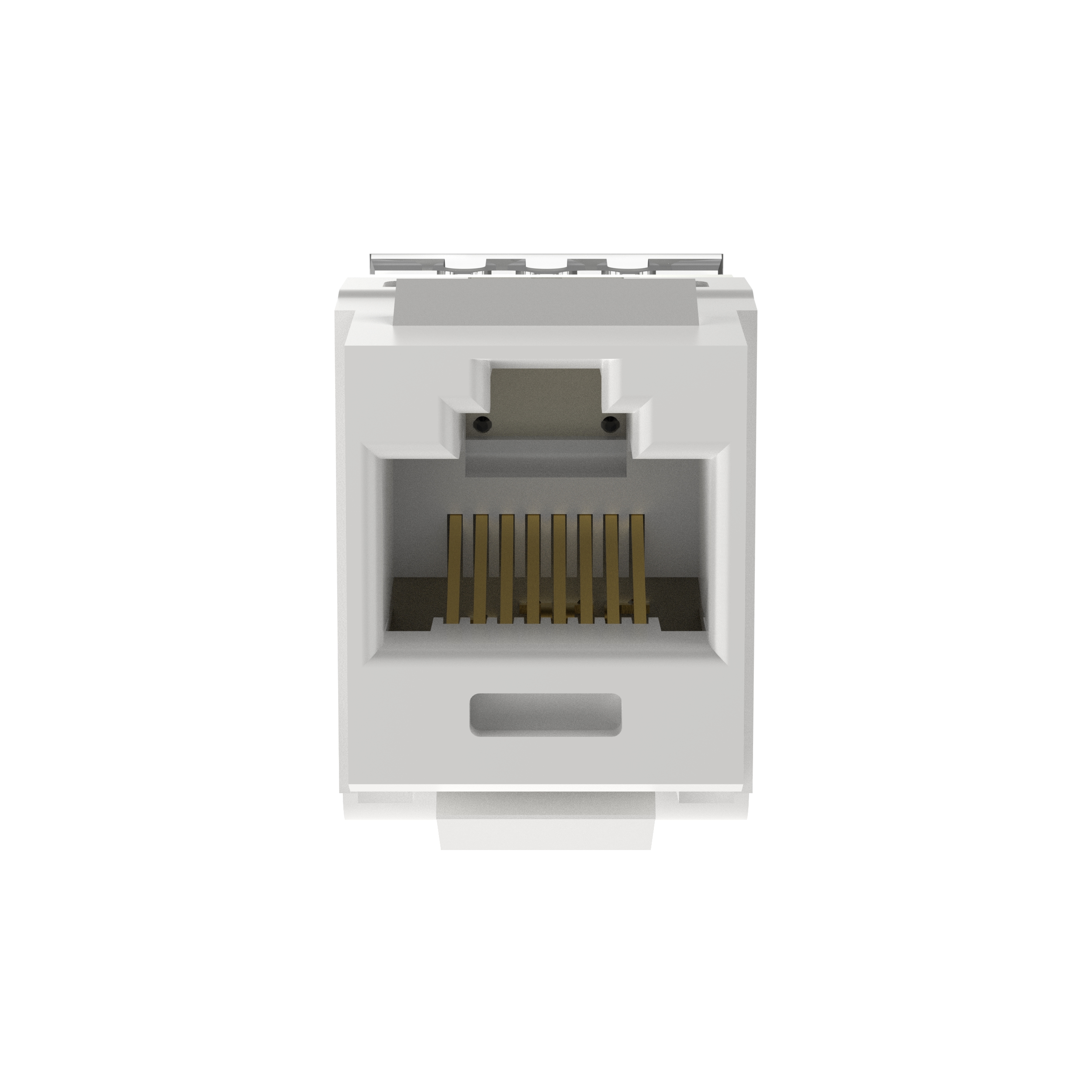 Keystone Cat 5e Punchdown Jack, White