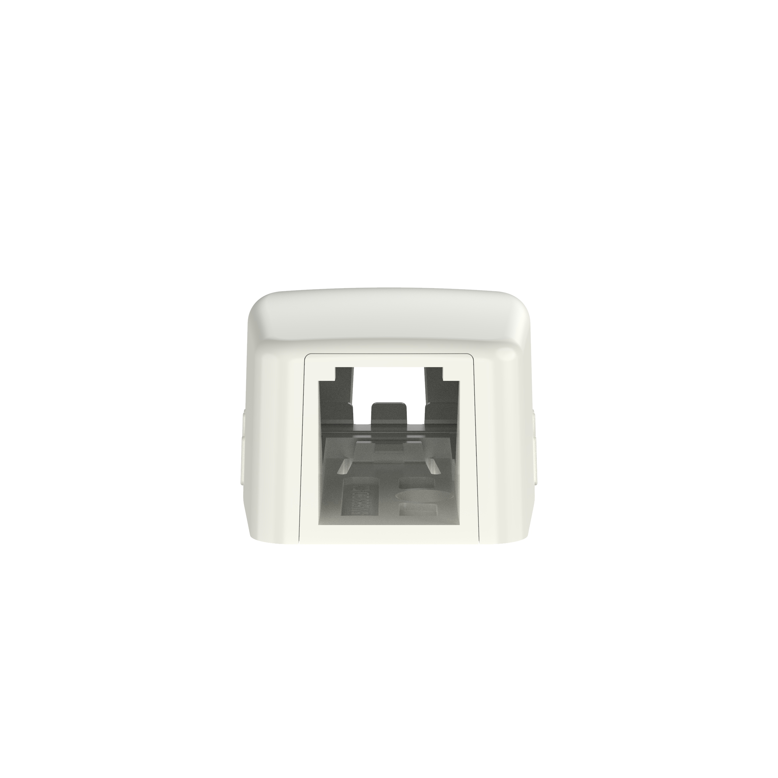 Mini-Com® Yüzey Montaj Kutusu, 1 Port, Krem Beyazı