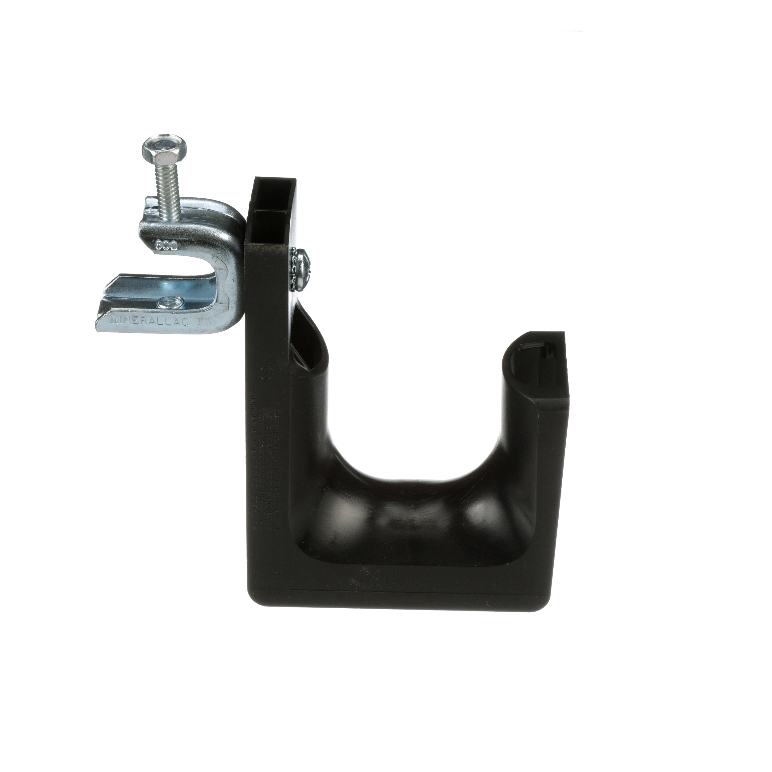 J-Kanca, 12.7mm, Siyah, PA 6.6/Metal, Vida-Bağlantılı Kelepçe, 50.8mm, 50'li Paket