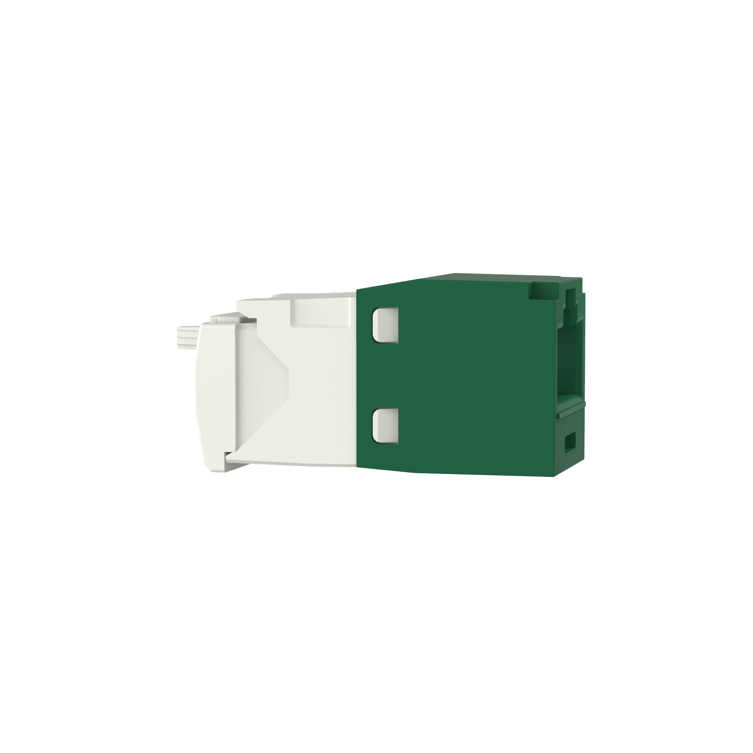 Mini-Com® UTP RJ45 Cat 6 TG Jack Module, Green