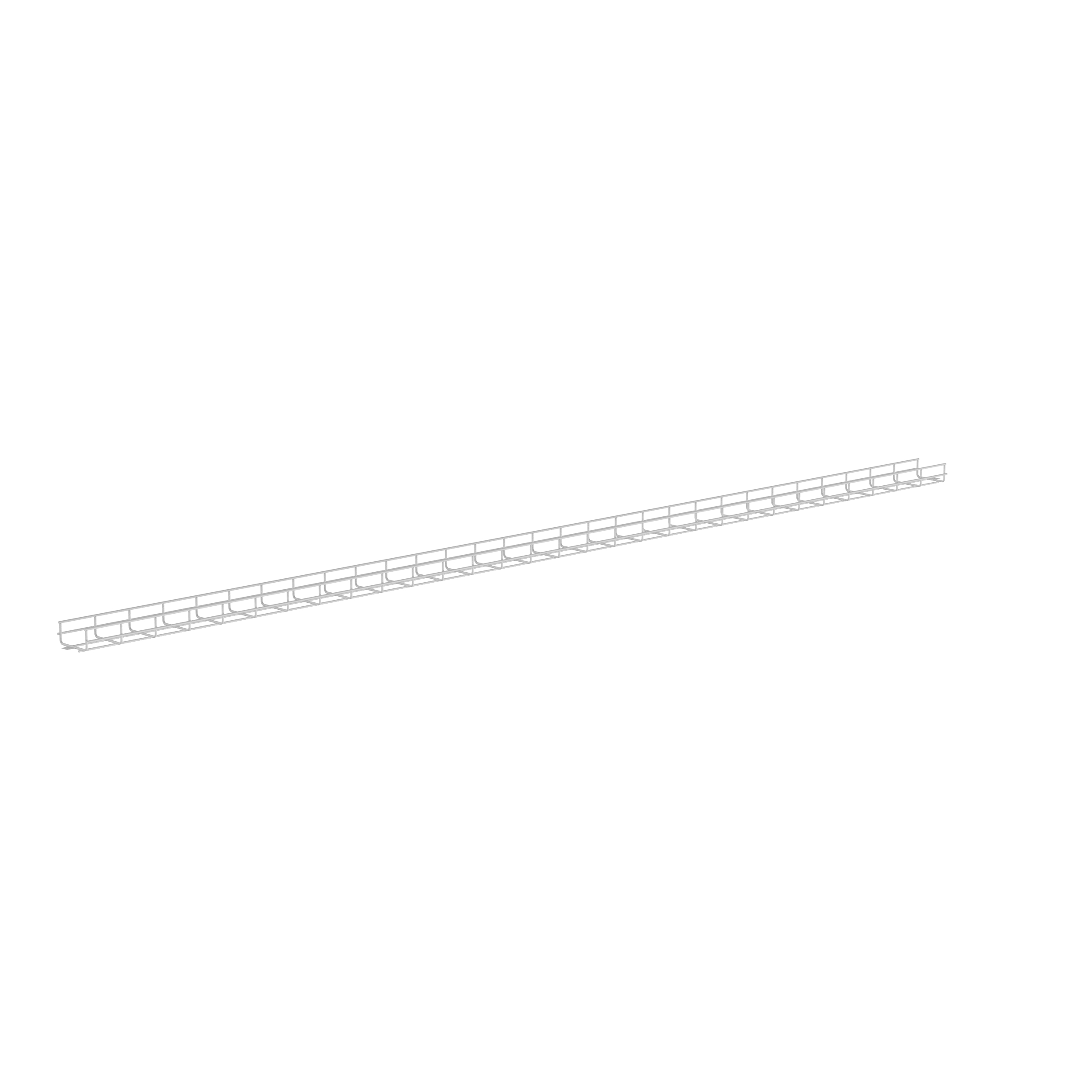 Kablo Sepeti 2" Y x 4" G, Beyaz Toz Kaplı