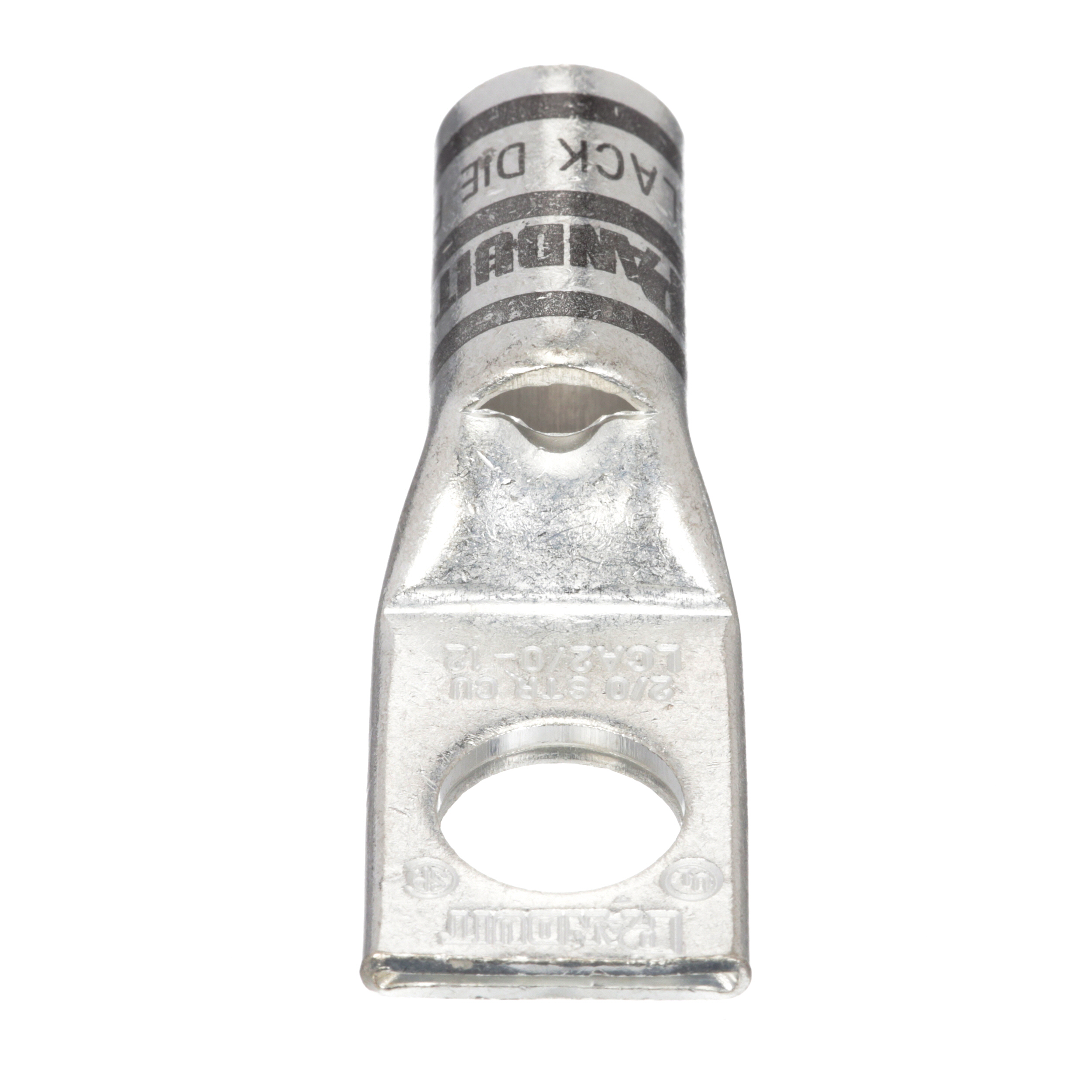 Bağlantı Muhafaza, 2/0, Kalay Kaplı Bakır, Düz, Tek 12.7mm Somun, PK10
