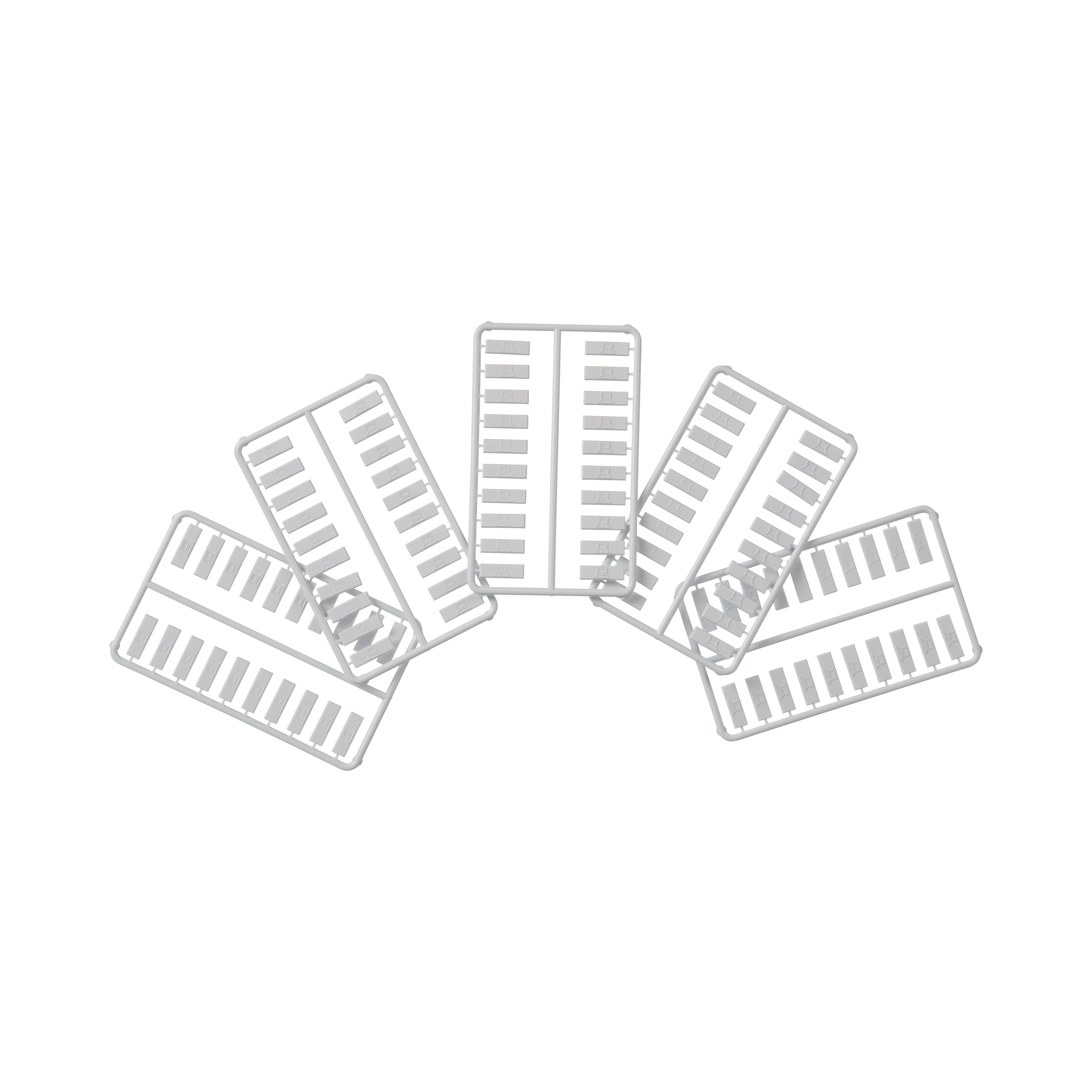 Icon with data image, snaps in to jack modules and select faceplates. Package includes 100 white icons (5 runners with 20 icons each)