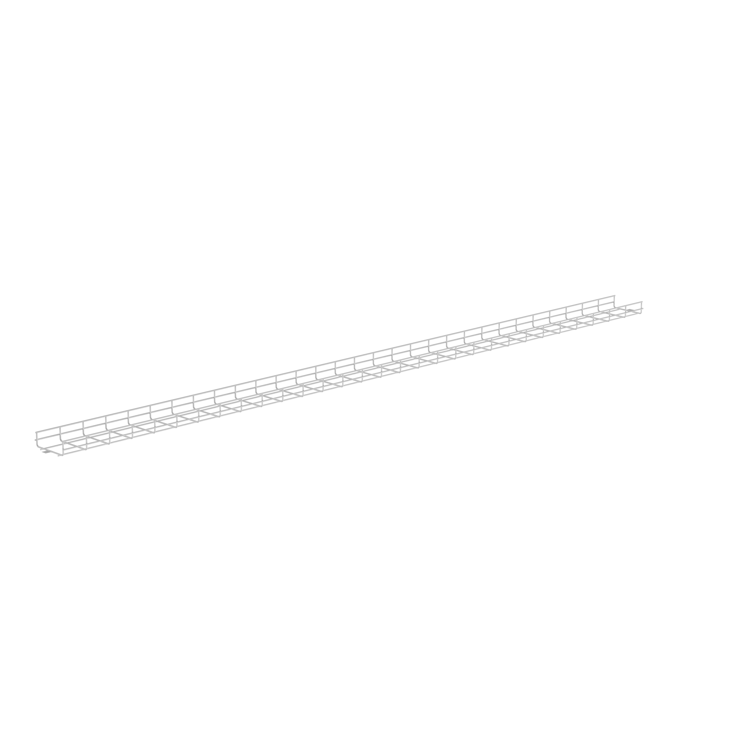 Kablo Sepeti 2" x 6", Beyaz Toz Kaplı