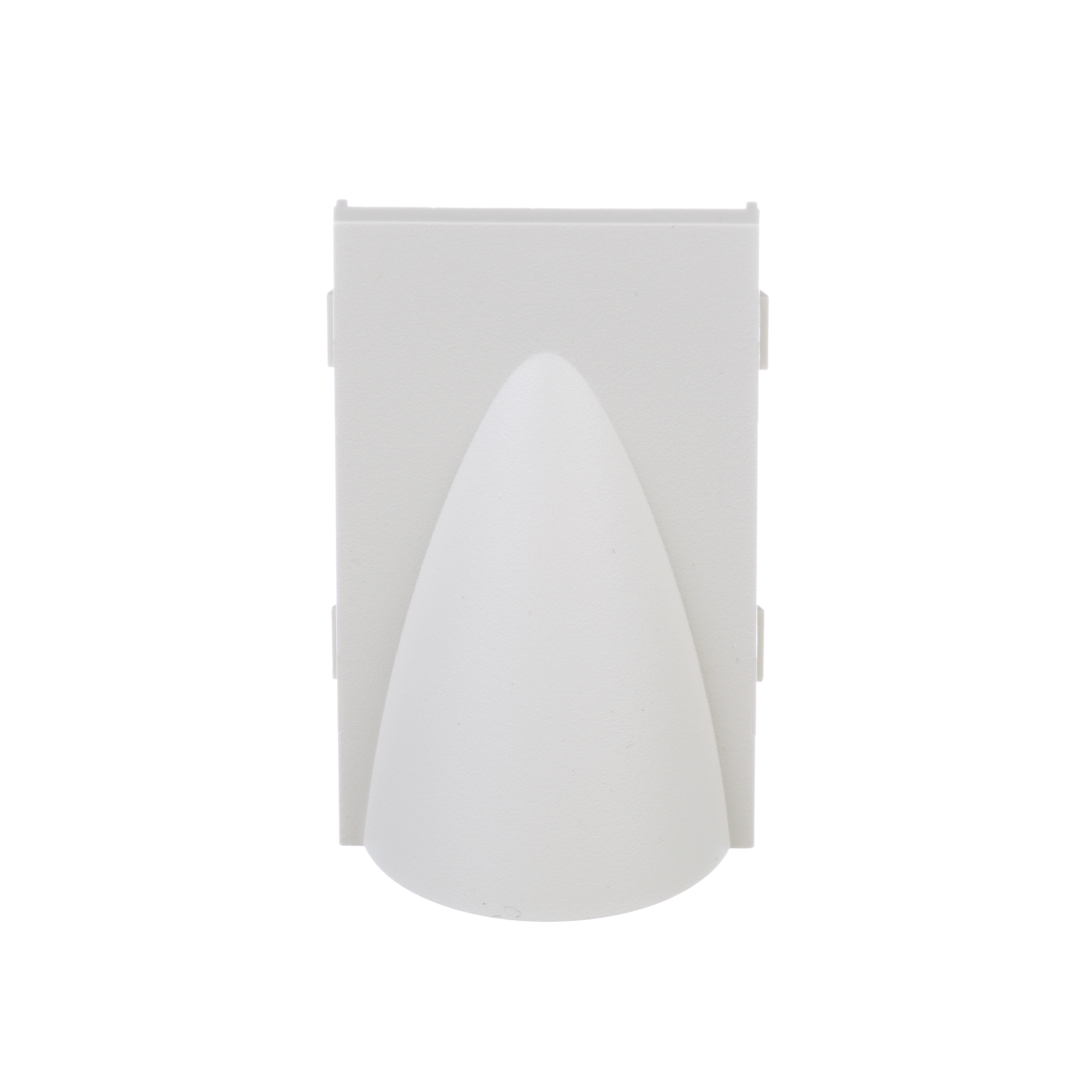 Hooded Frame Faceplate Insert, Off White