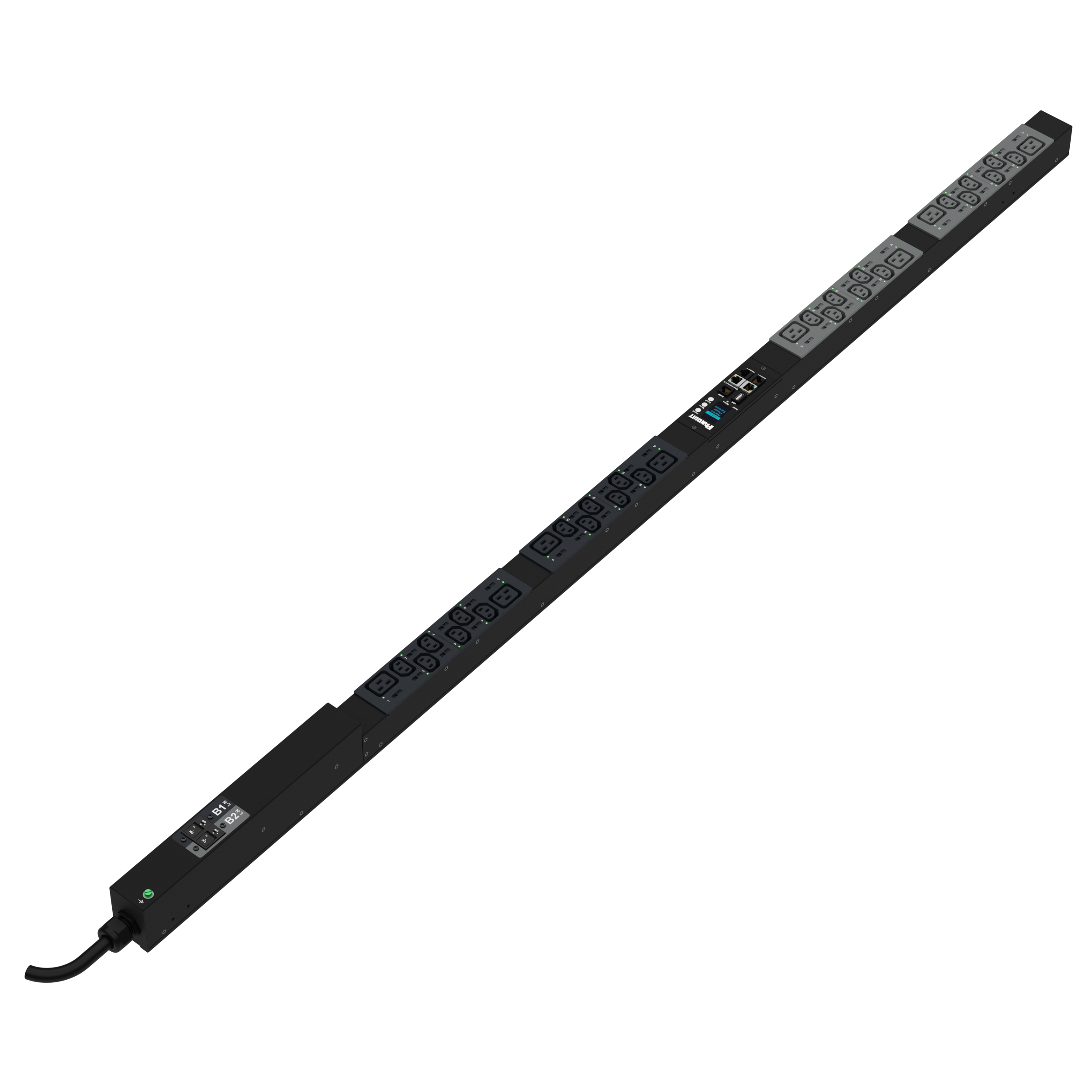 G6 MSPO PDU, 32AMP, (24)C13, (8)C19, IEC 60309 2P+E 6h"