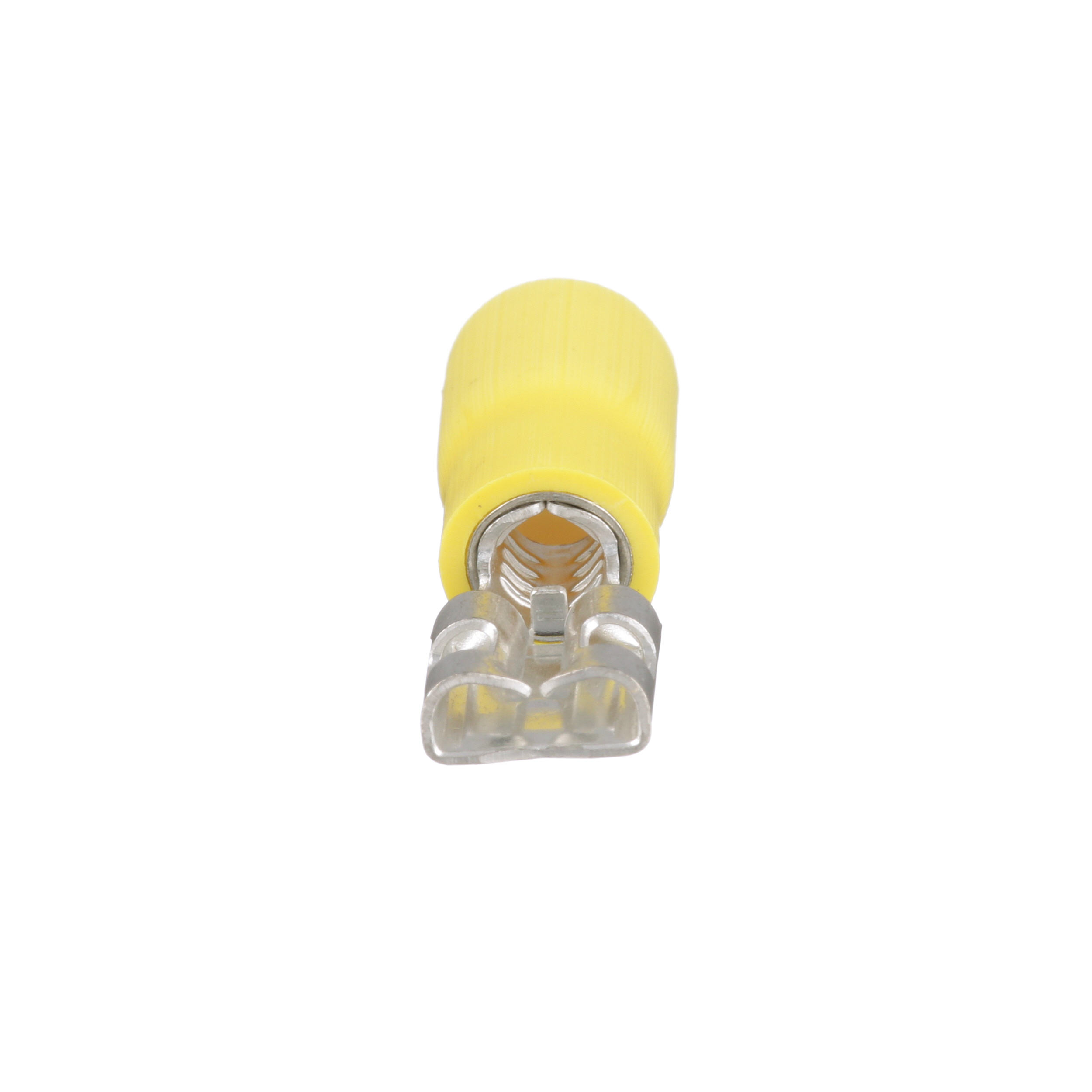 Kesici Terminal, Sarı, Vinil, 1.5-2.5mm² Kablo, 6.3 mm Sekme, 500'lü Paket