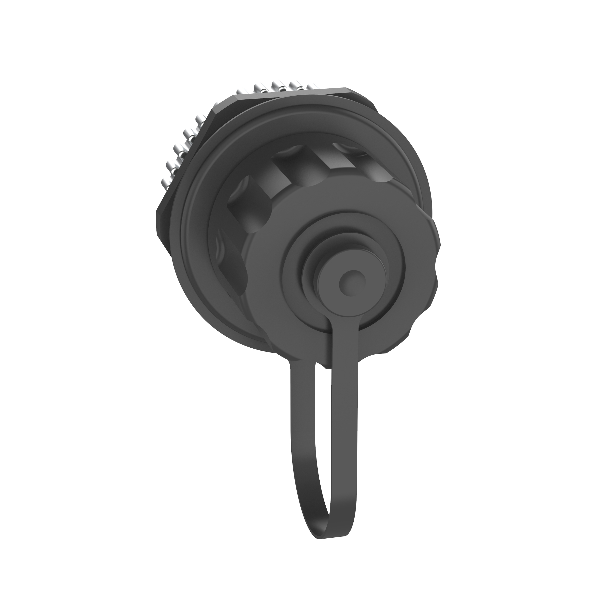 Industrial Cat 6A RJ45 UTP Bulkhead Connector