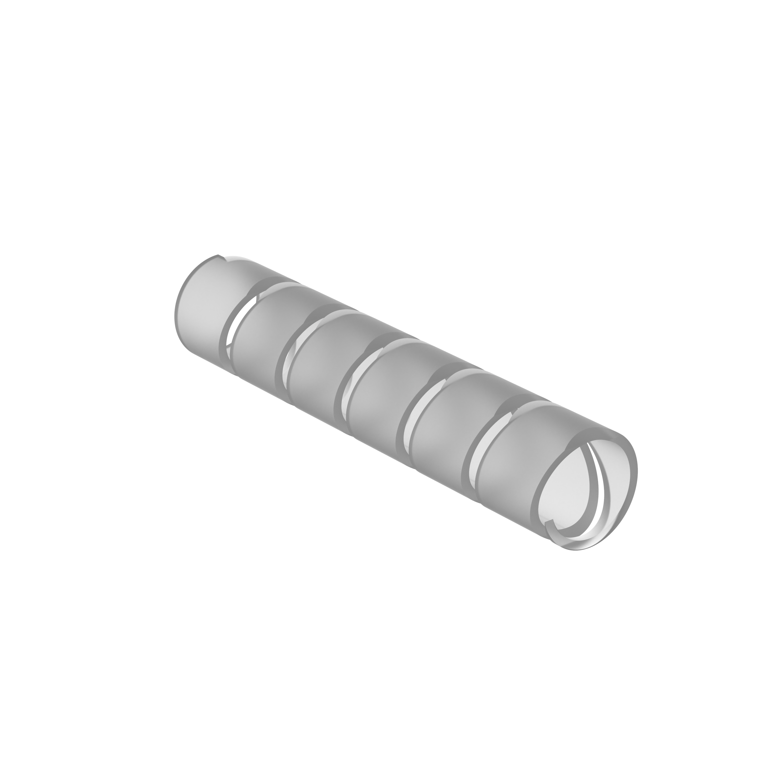 Spiral Sarım, Doğal, PE, 12.7mm Minimum Çap, Paket 1