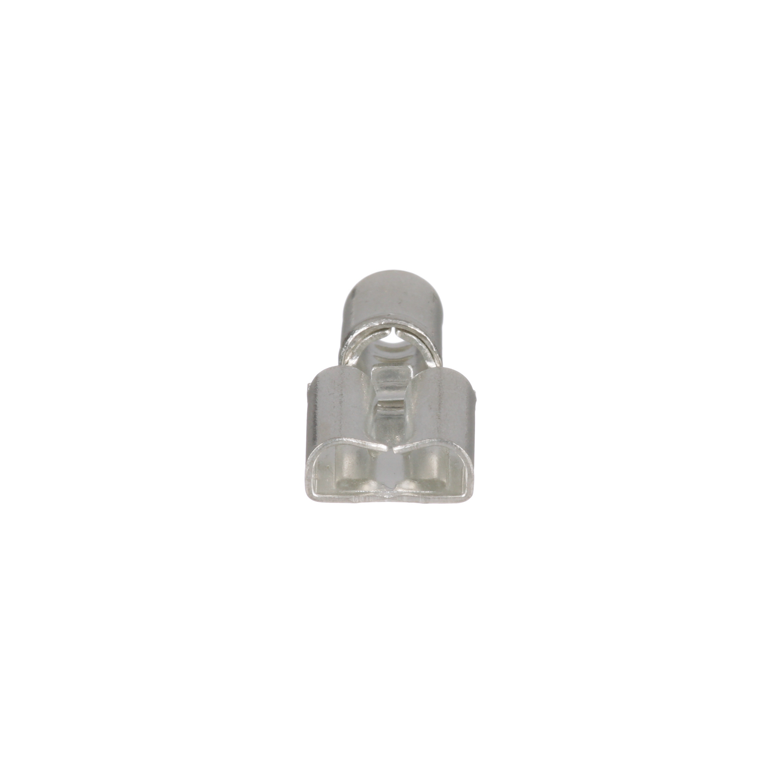 Dişi kesici terminal, yalıtımsız, 16-14 AWG, .250 x .032 tab, sıhreli pirinç gövde, 100'lü paket
