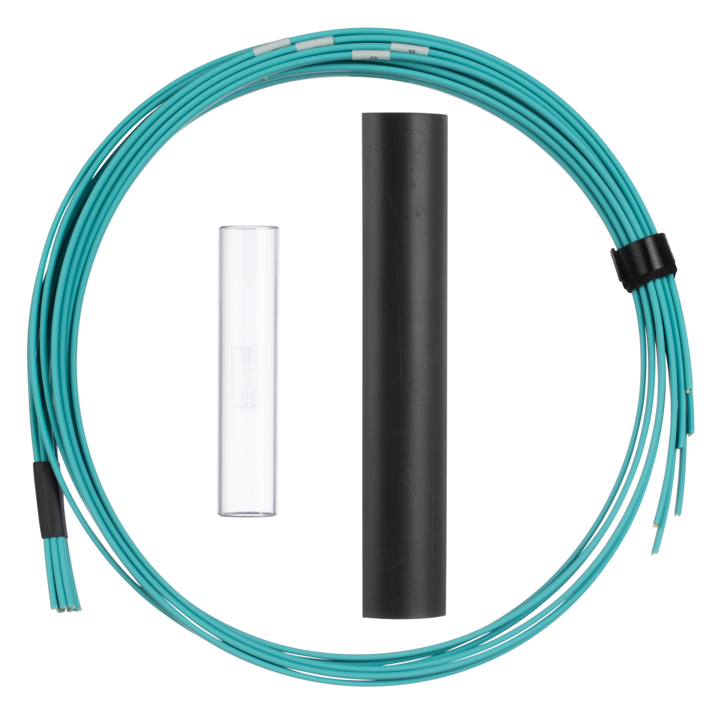 Optik Fiber Çıkış Seti, Düz, 72-fiber, çok modlu, 1 metre