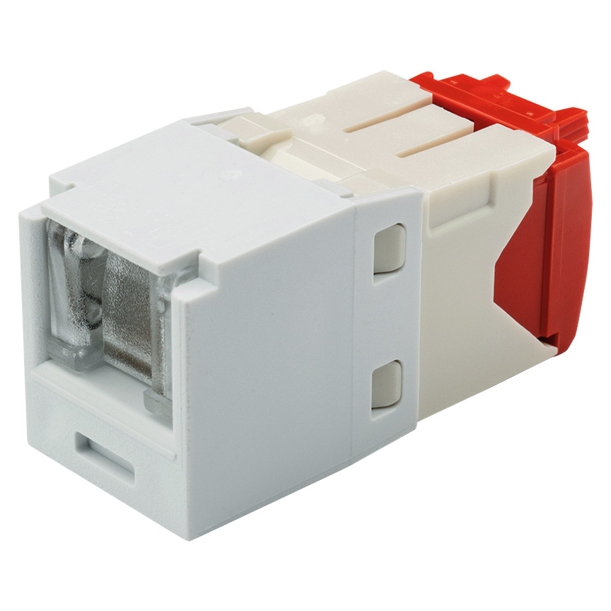Mini-Com® TX5e™ Shuttered UTP RJ45 TG Jack Module