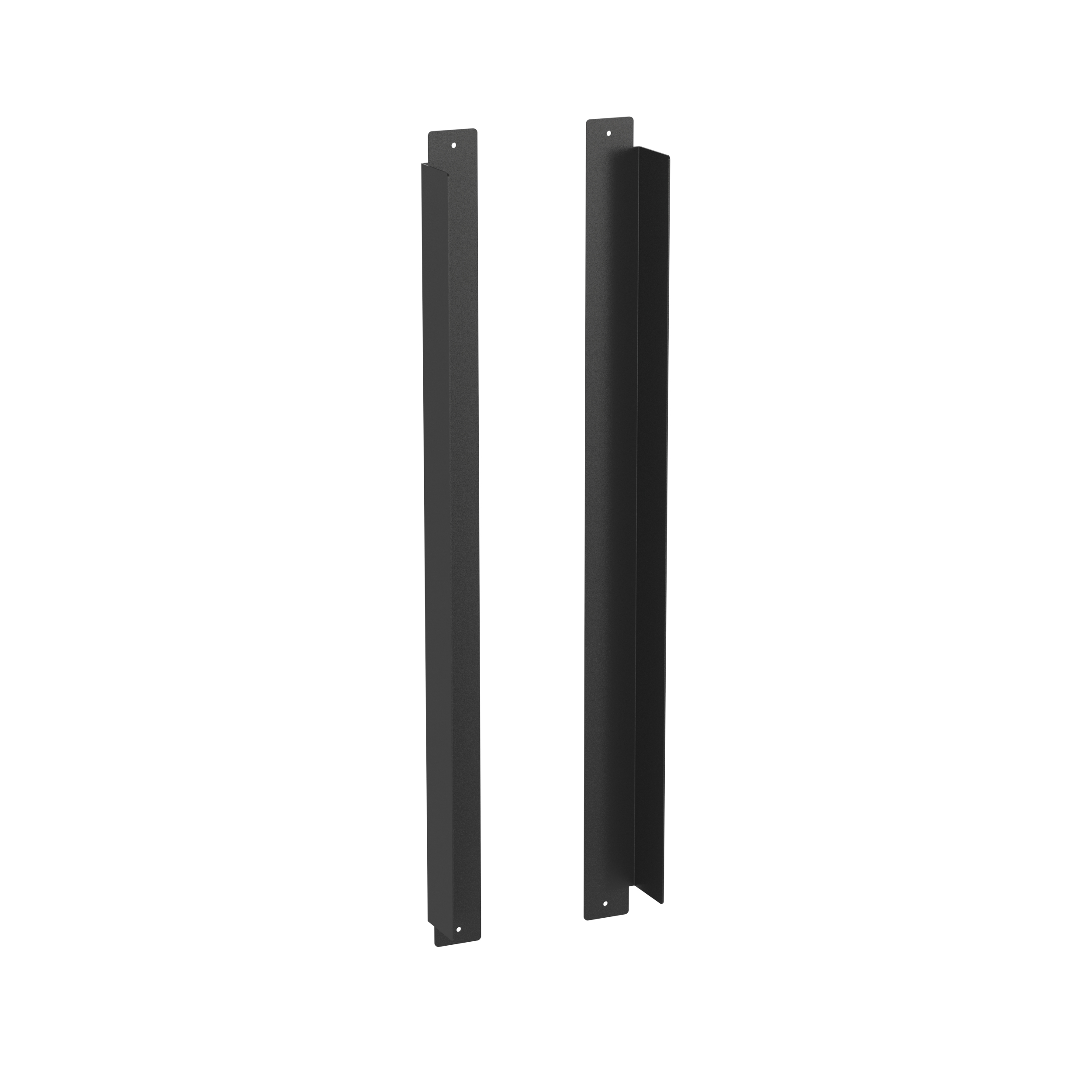 10" Geniş PE2V Yönetici Kabinleri için Sırt Omurga Yan Panel Seti, Siyah