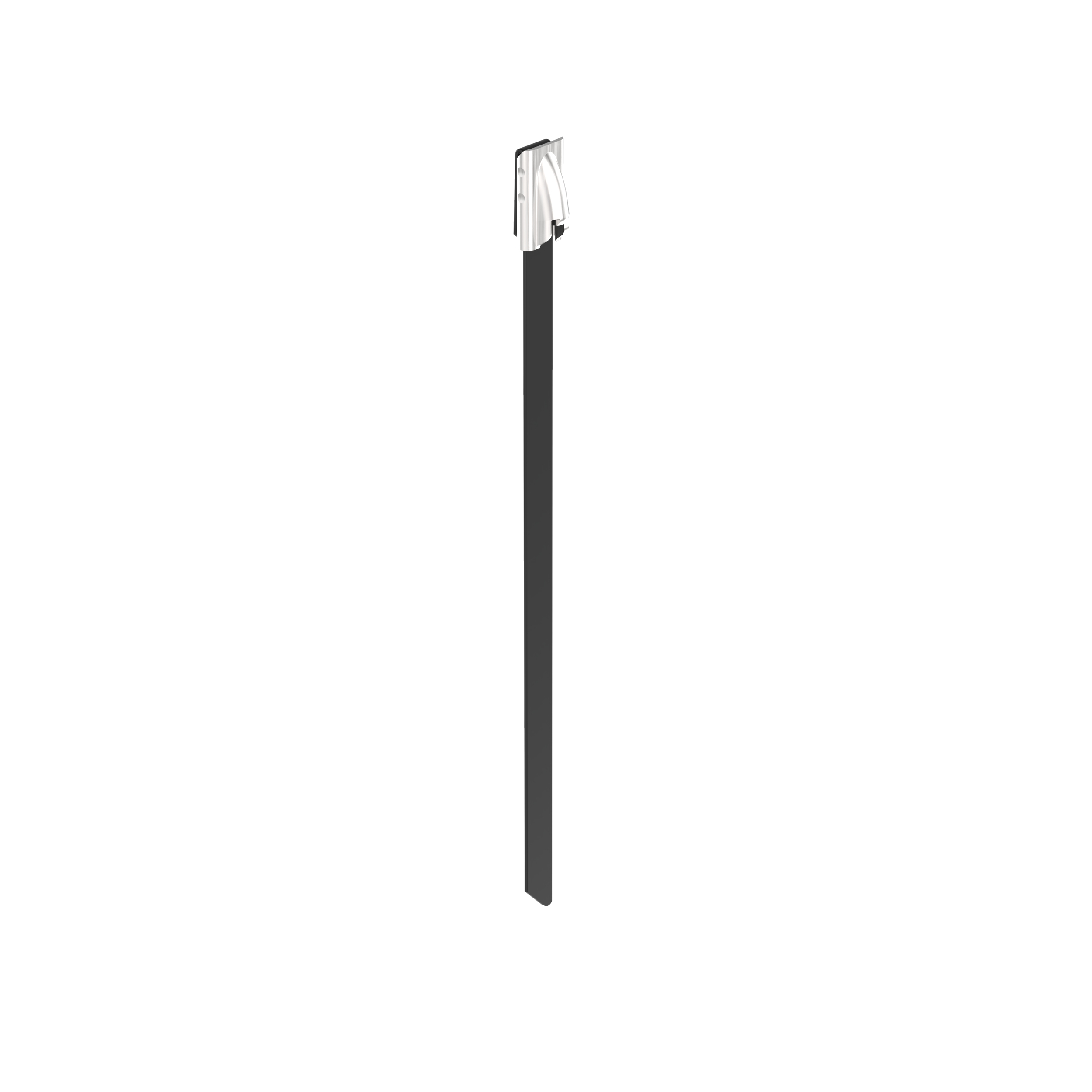 Kablo Bağı, PET Kaplı Paslanmaz Çelik 316, Siyah, 101.6x4.6mm, Paket 100
