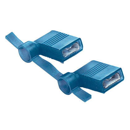 Kesici Terminaller, Mavi, Naylon, 1.5-2.5mm² Kablo, 6.3 x 0.8 mm Sekme, PK1500