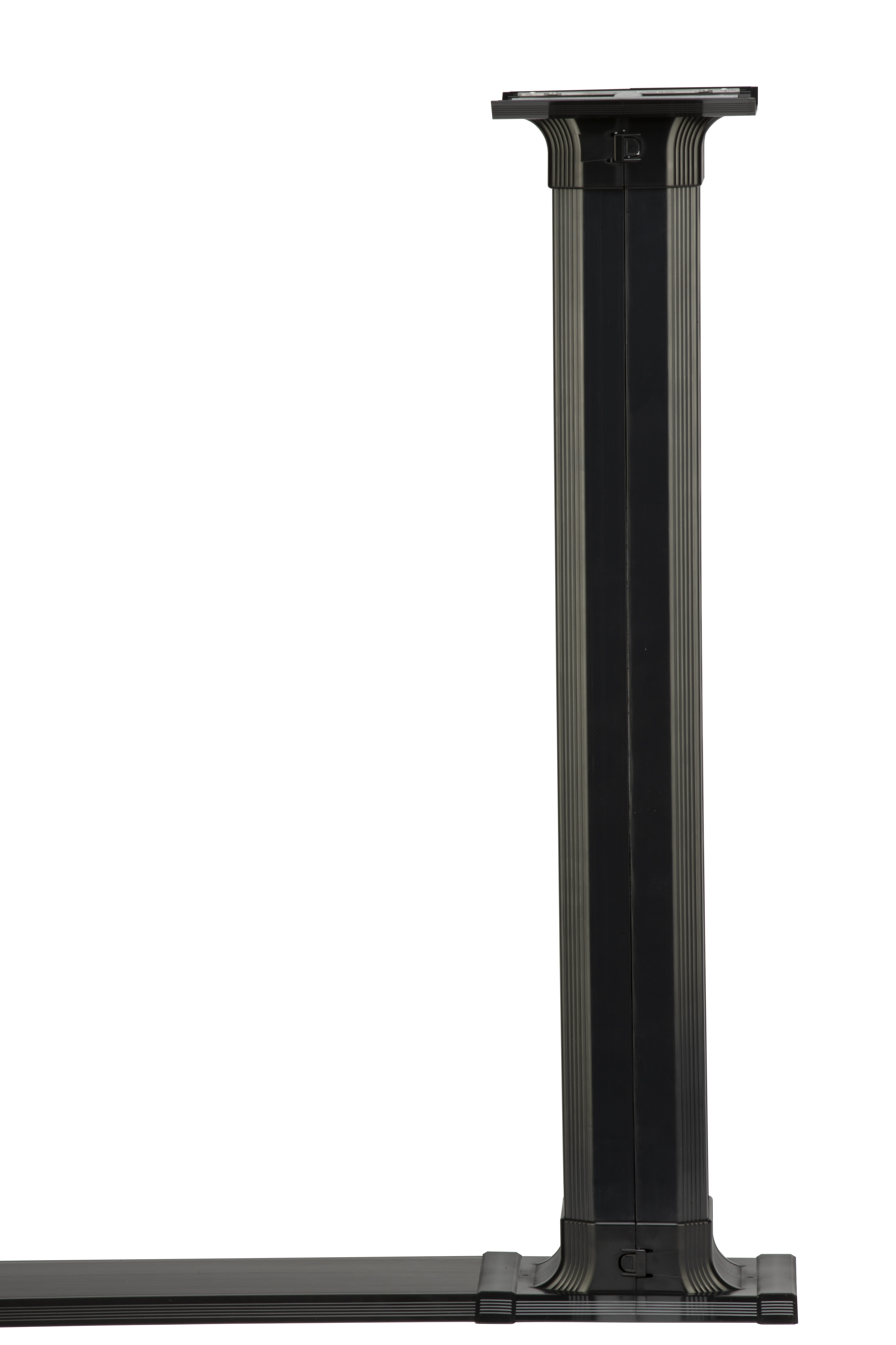 SURFACE RACEWAY, ABOVE FLOOR RACEWAY TABLE LEG, OFFICE SLATE