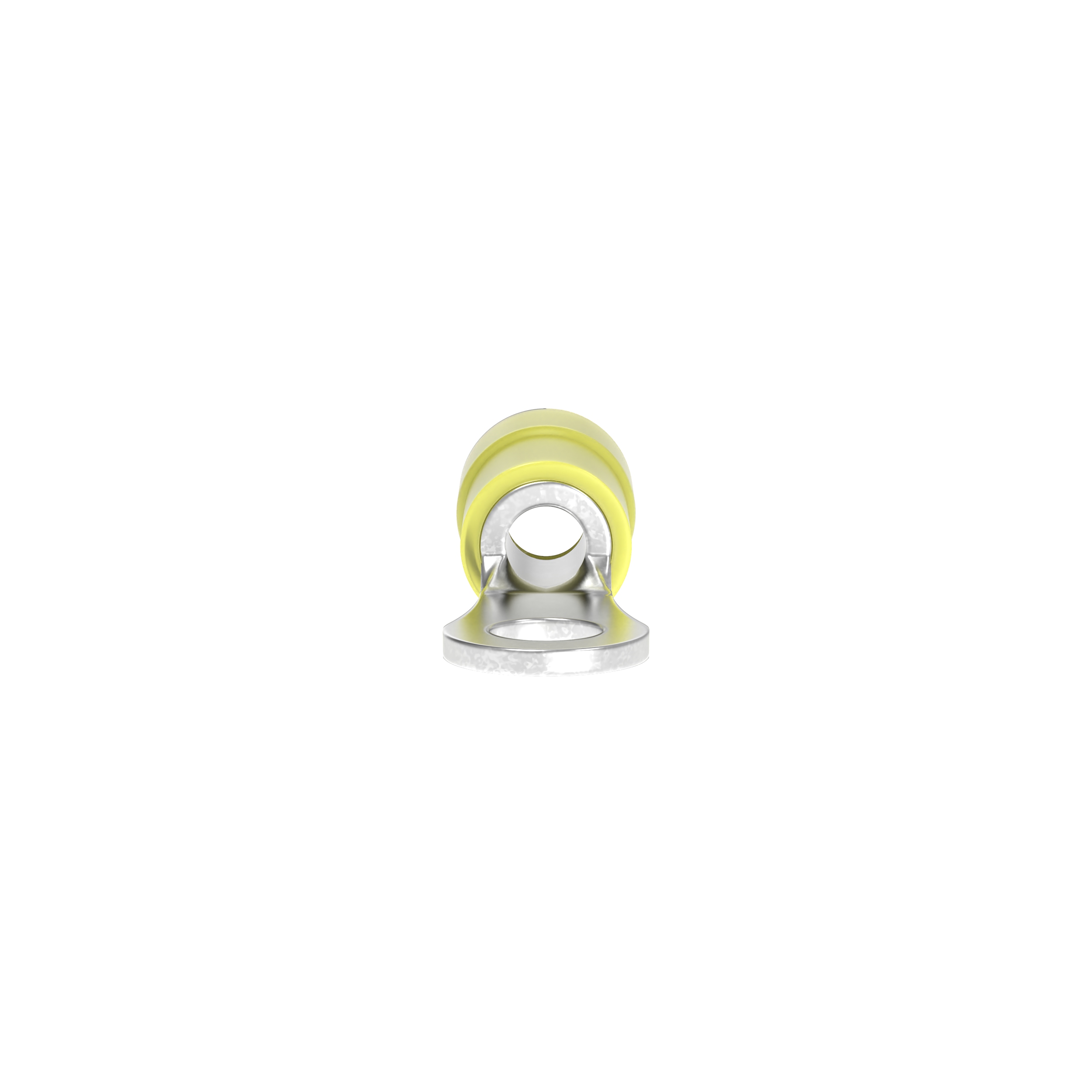 Halka Terminal, Sarı, Vinil, 4mm Çaplı, 6- 1.5mm², 25'li Paket