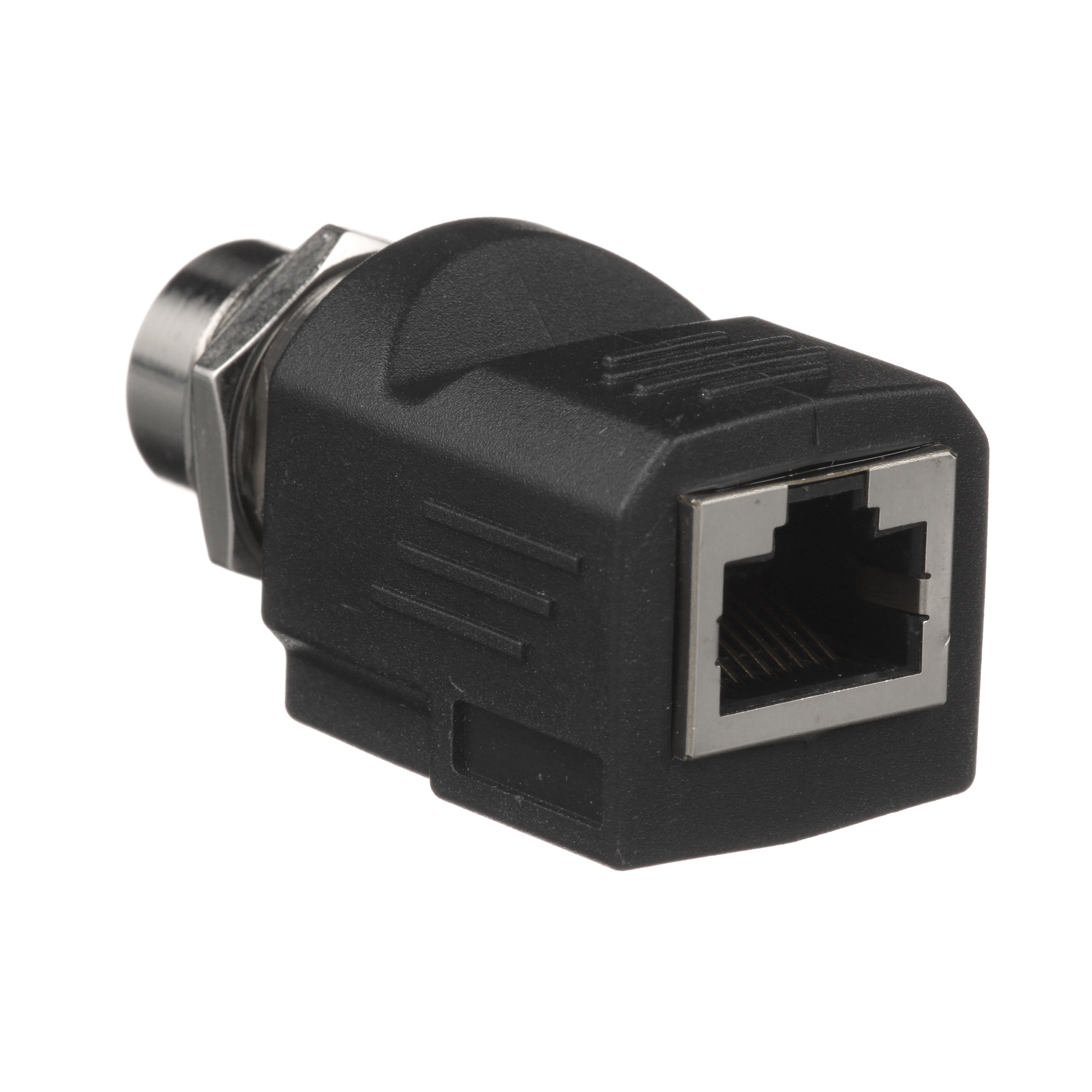 Industrial M12 D-Code to RJ45 Coupler Adapter