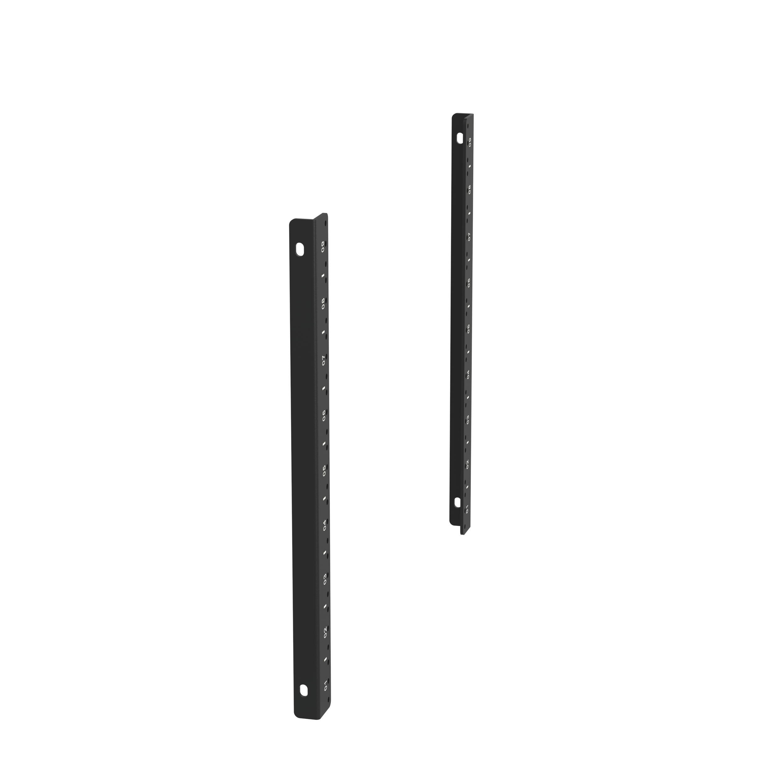 PanZone® Duvar Montaj Kabini Arka Ray Seti, 23 inç derinliğe kadar ağ ekipmanları için ek destek sağlayarak, daha geniş bir uygulama yelpazesi için esneklik sunar. 9 RU, 2 Ray, Siyah