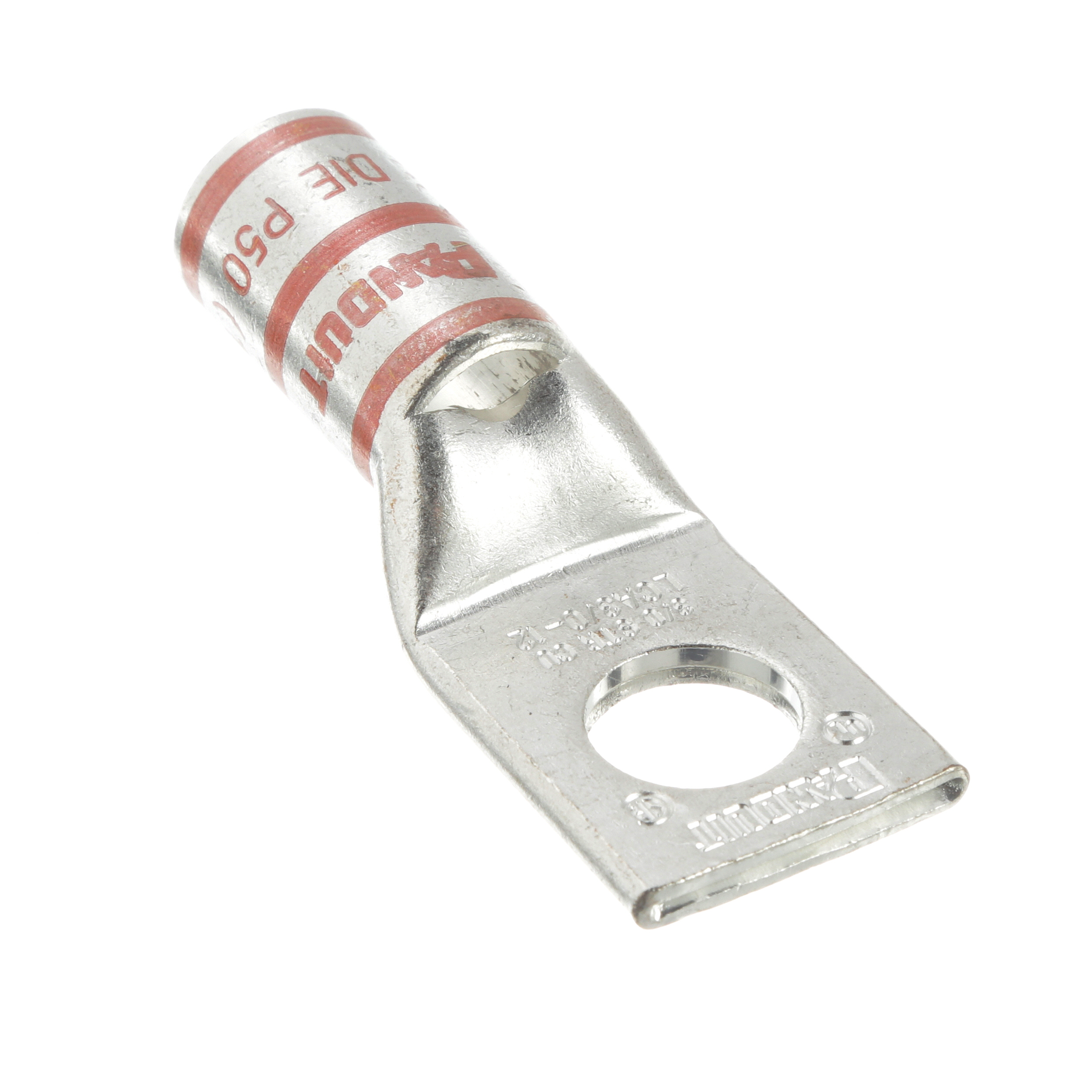 Bağlantı Muhafaza, 3/0, Kalay Kaplı Bakır, Düz, Tek 12.7mm Somun, PK10