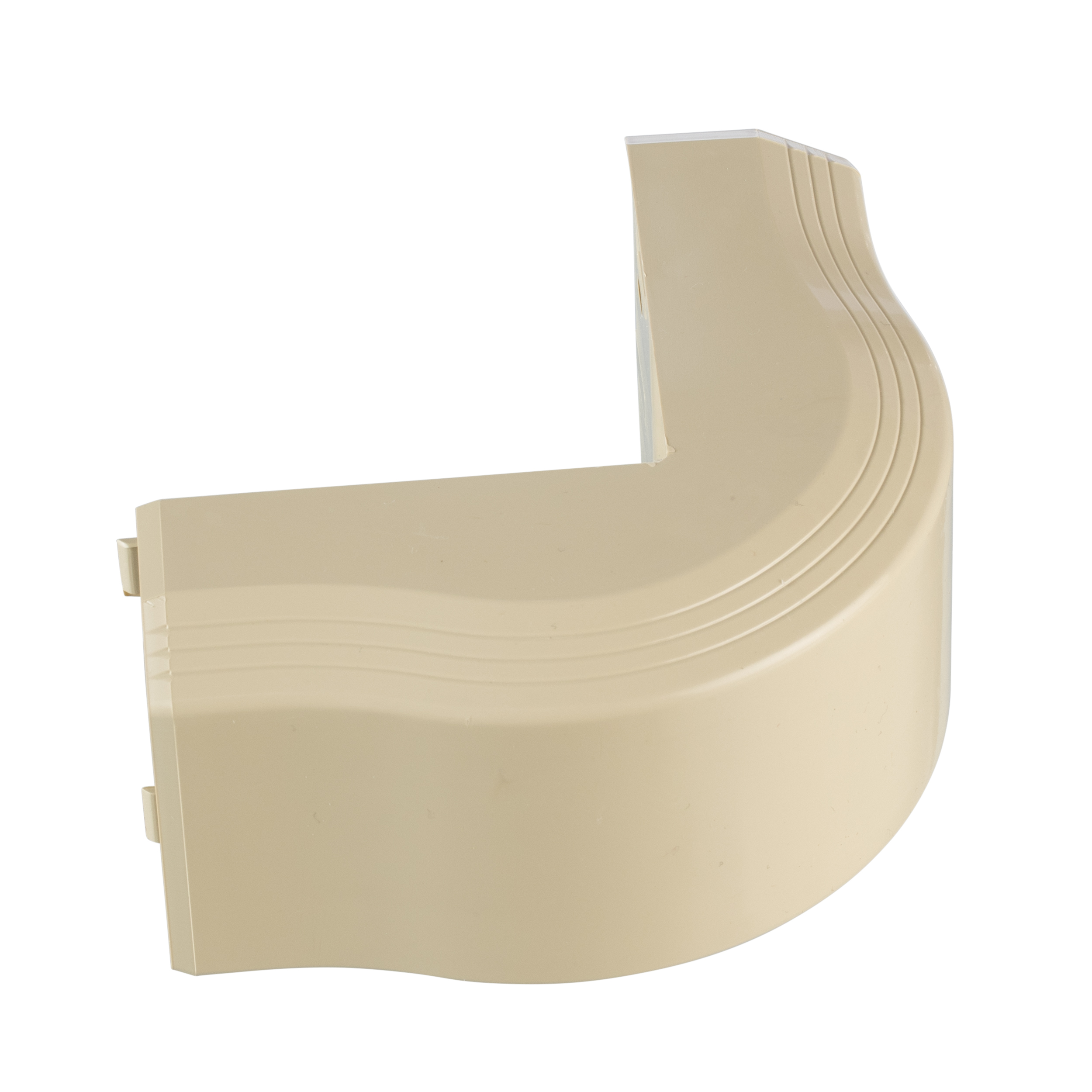 Surface Raceway, T-45 Outside Corner, Electric Ivory