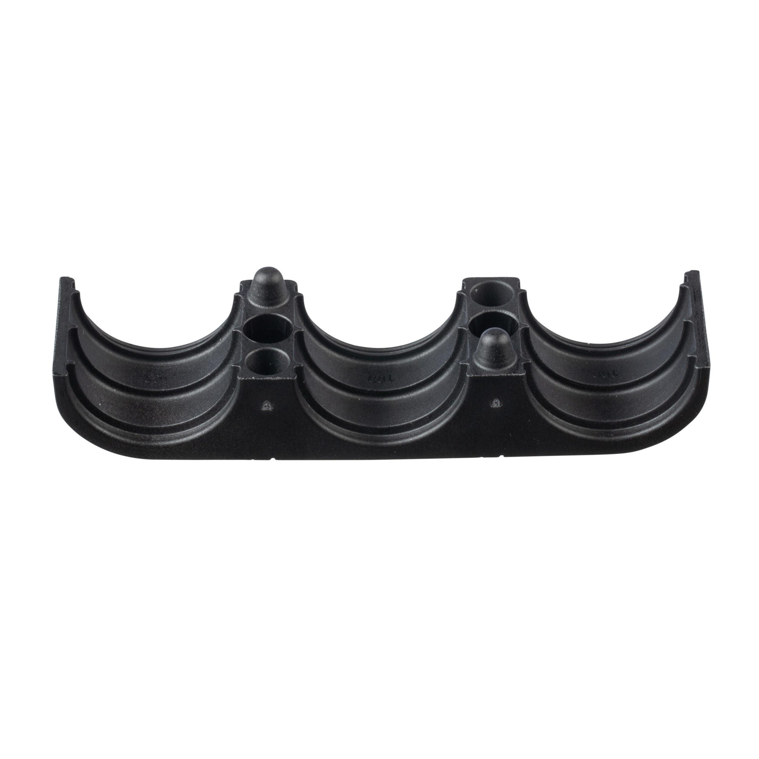 Panduit CLC100X3 Corrugated Loom Clamp,1.0,3-pos