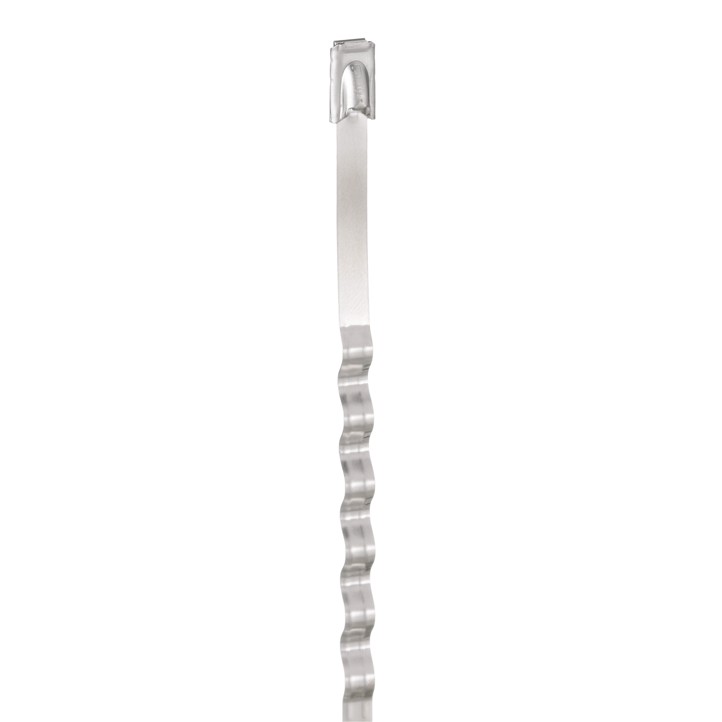 Wave Cable Tie,SS 304, 69x4.6mm,PK50