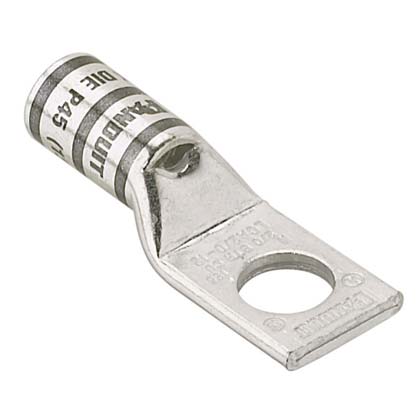 Bağlantı Muhafaza, 2/0, Kalay Kaplı Bakır, Düz, Tek 12.7mm Somun, PK10