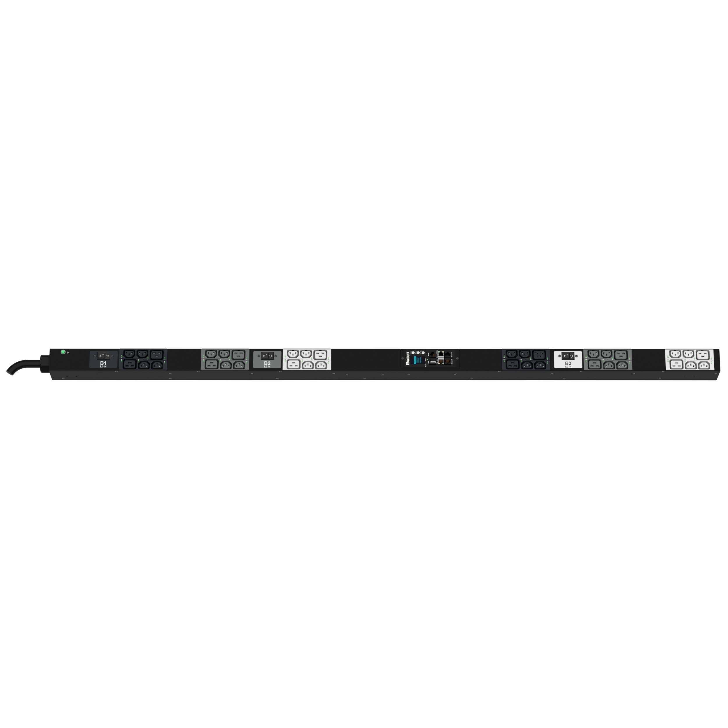 G6 MSPO PDU, 20AMP, (24)C13, (12)C19, IEC 60309 3P+N+E 6h