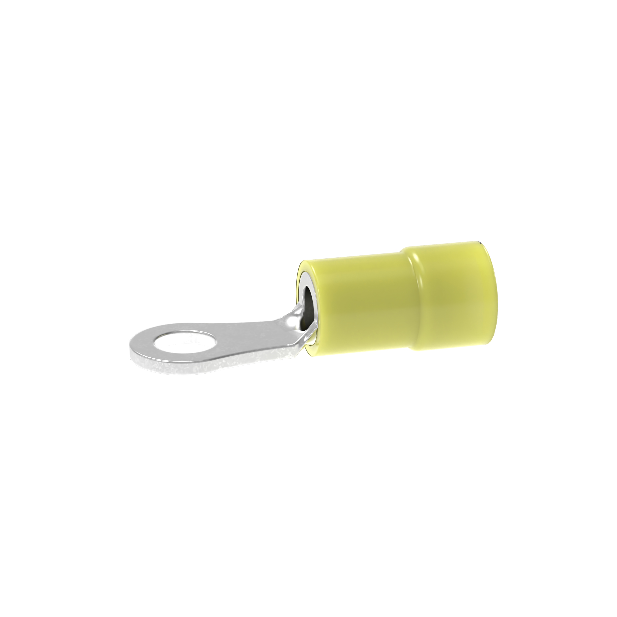 Halka Terminal, Sarı, Vinil, 5mm Çaplı, 6- 1.5mm², 25'li Paket