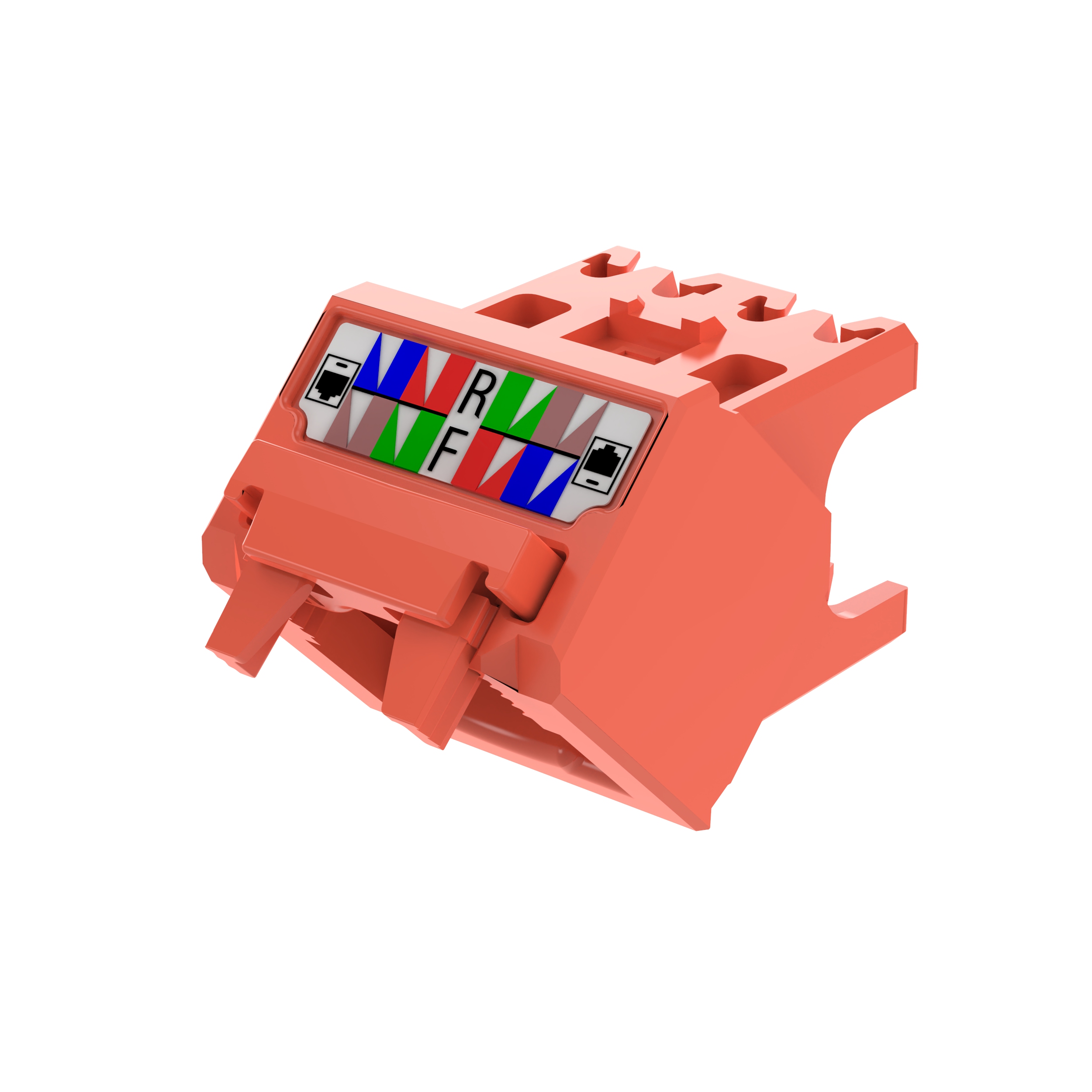 45° Angled Wire Cap for Cat 5e UTP TG Jack