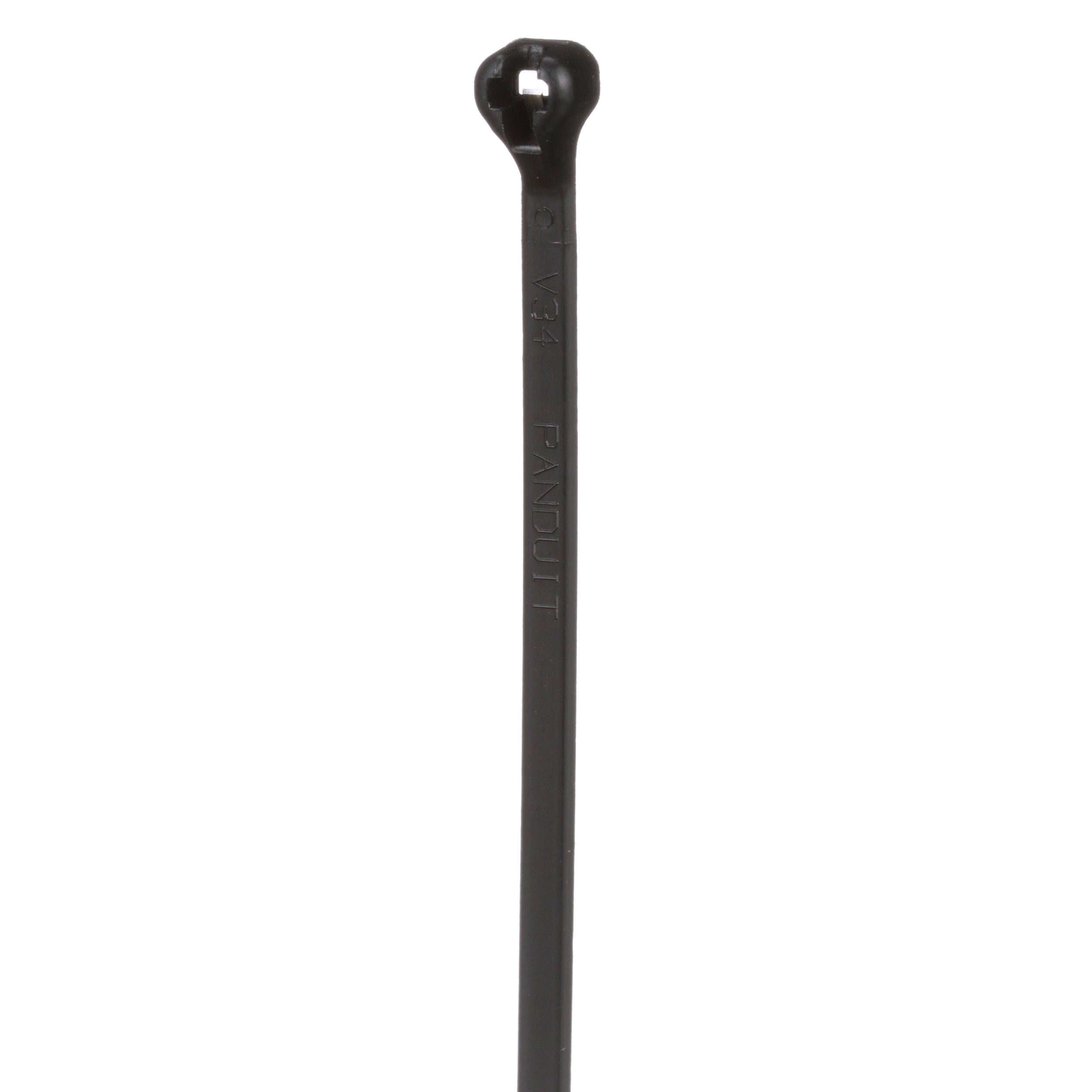 Çıtçıtlı Kablo Bağı, Siyah, UV PA6.6, 361x2.4mm, 80N, 100'lü Paket