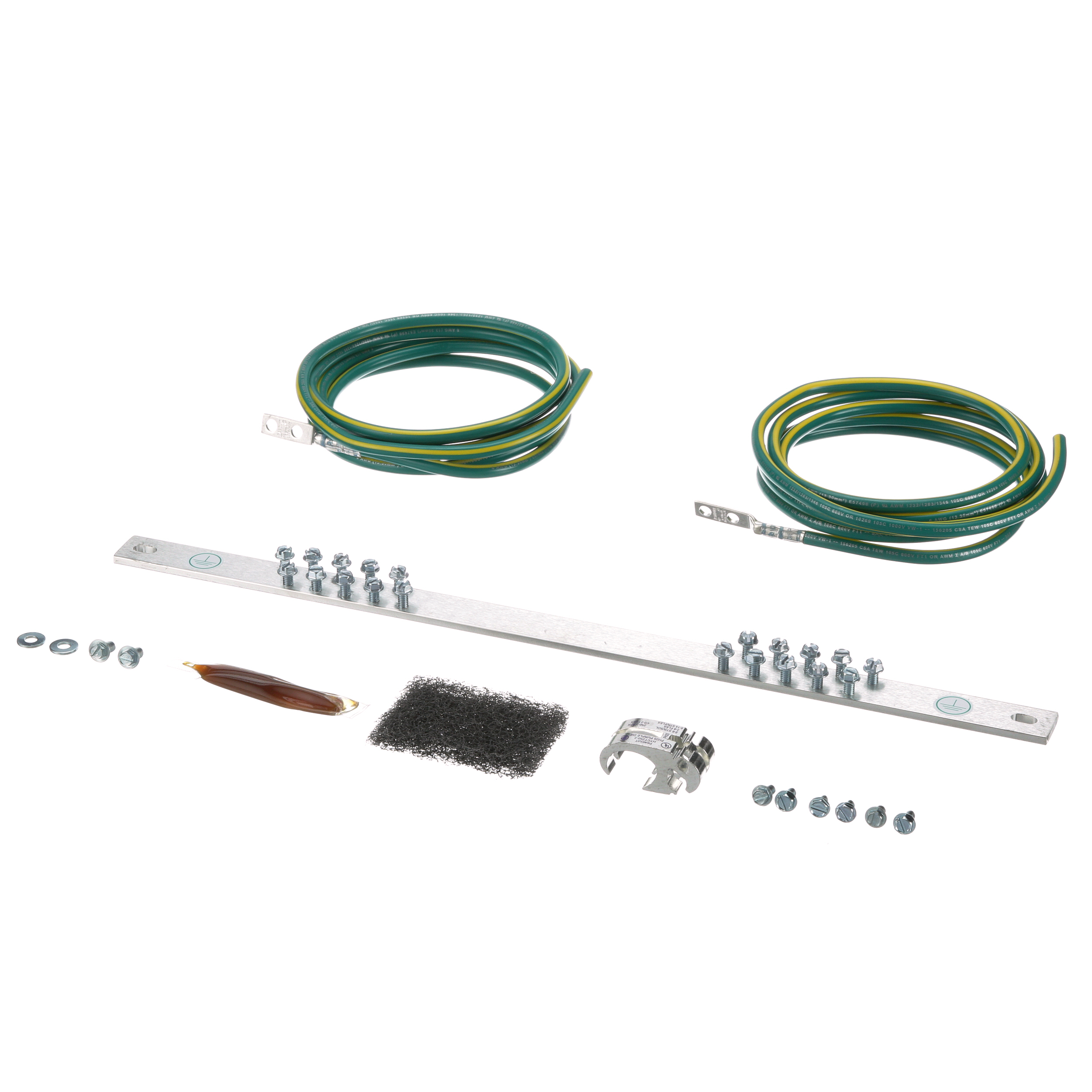 Busbar and Jumper Kit,Green/Yellow, PK1