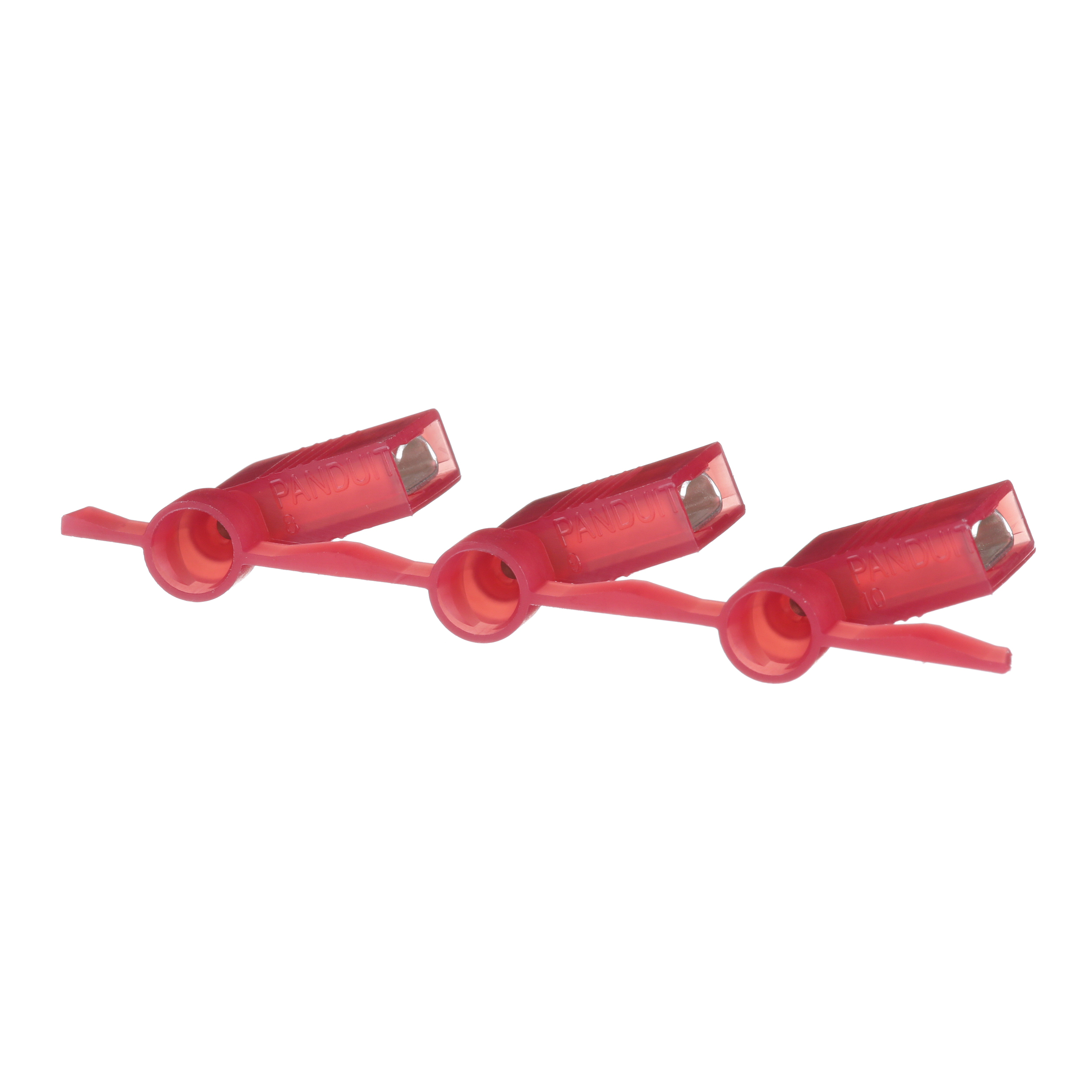 Kesici Terminaller, Kırmızı, Naylon, 0.5-1mm² Kablo, 6.3 x 0.8 mm Dil, 1500'lü Paket