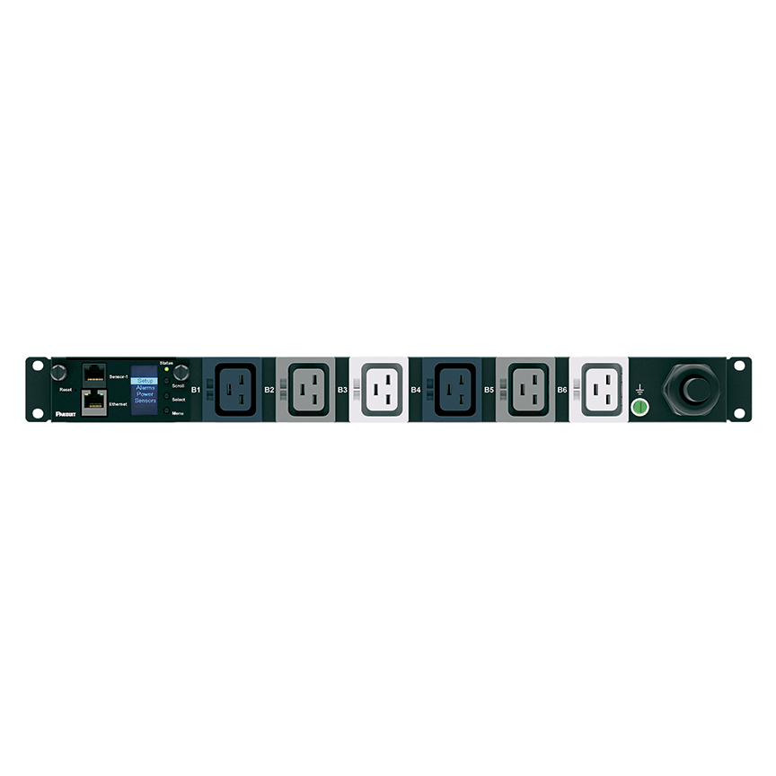 MI PDU, 32 Amper, 400 Volt, (6)C19, IEC 60309 3P+N+E 6h 32A (IP44)