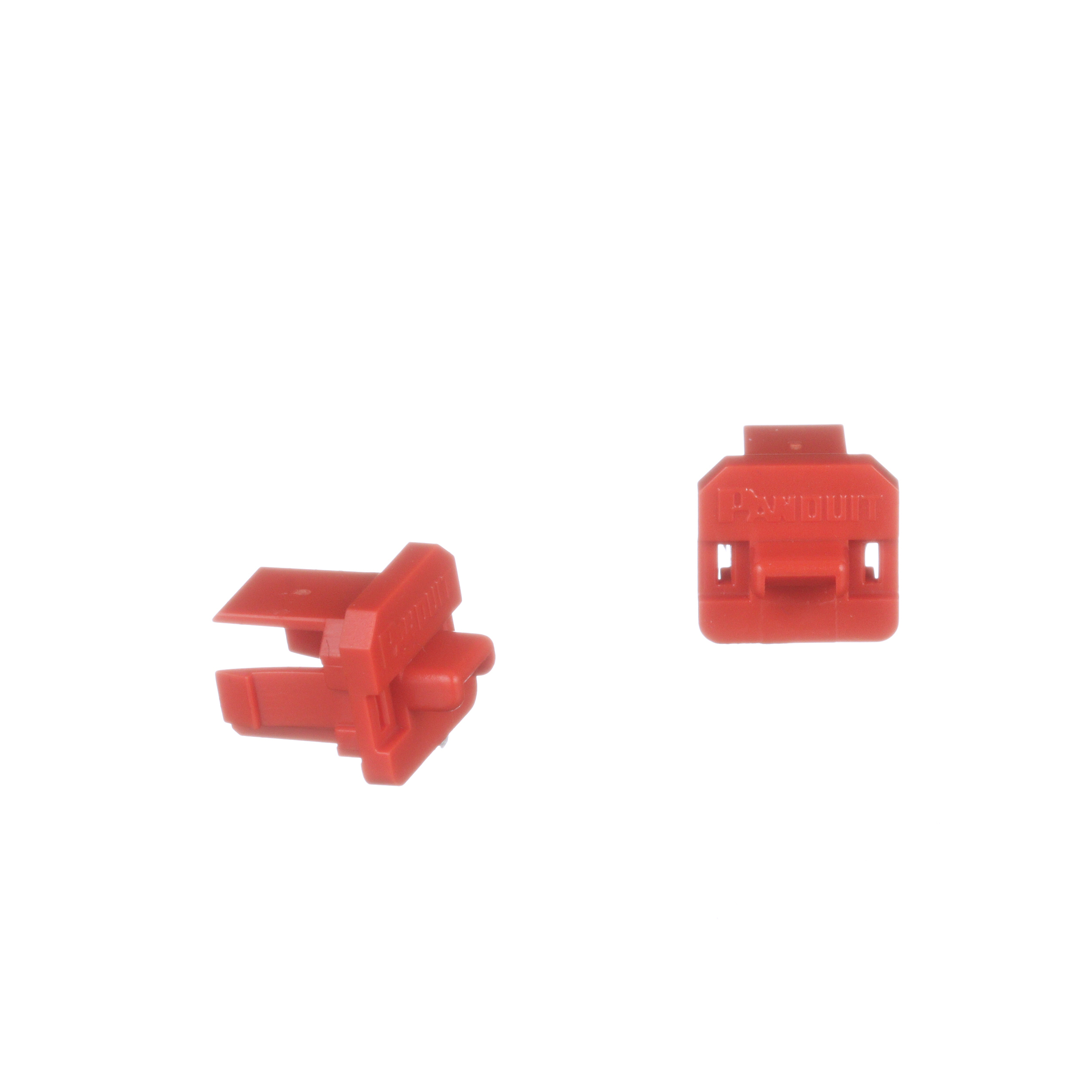USB Type B Blockout Device, Red, PK 10