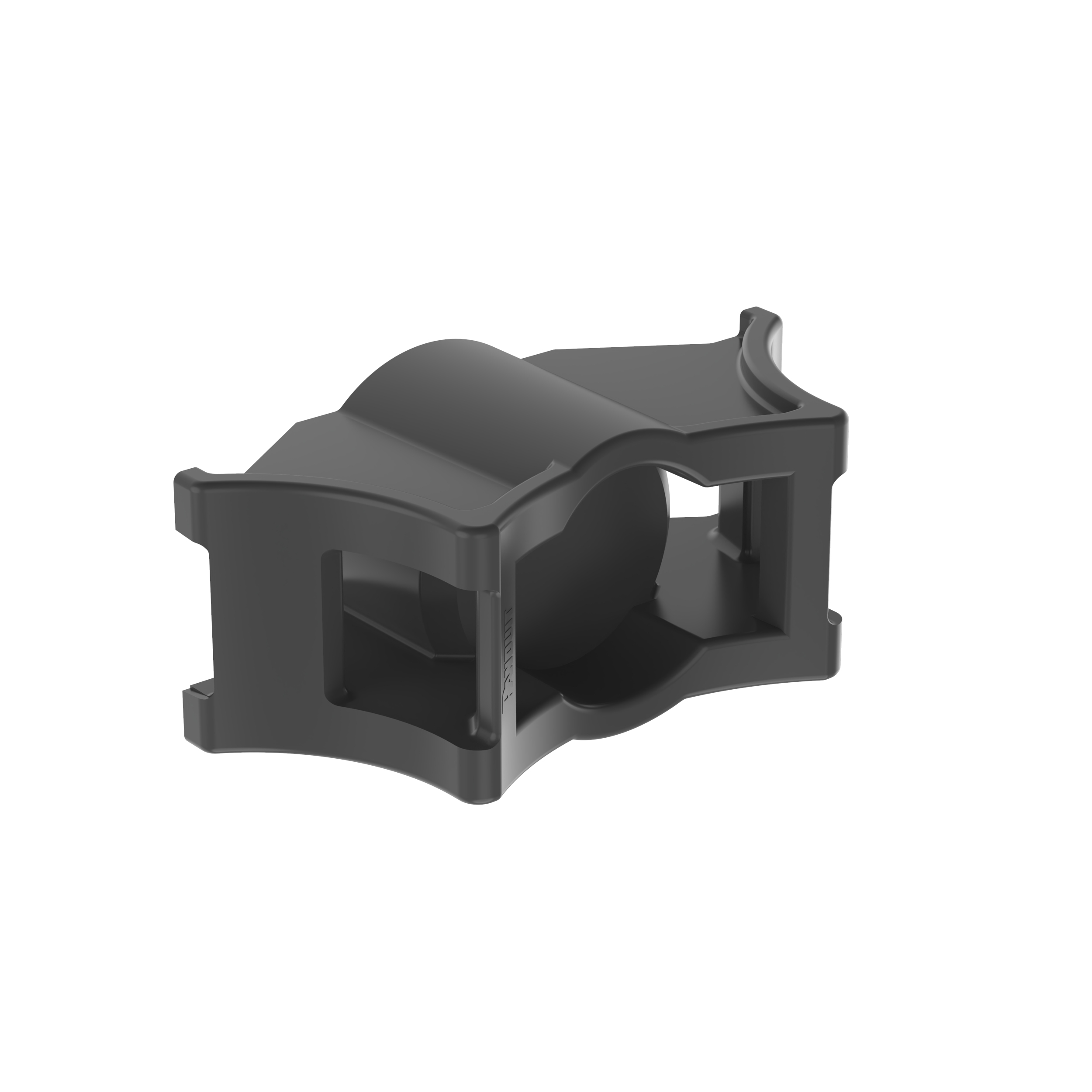 Ağır Hizmet Bolt Montaj, Siyah, Yüksek Isı/UV PA 6.6, 59x25.4mm, 500'lü Paket