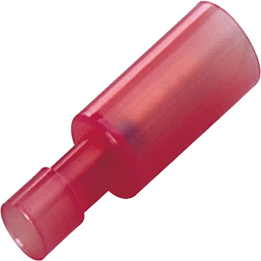 StrongHold™ Erkek Mermi Kesici Terminal, naylon tam yalıtımlı, 22 - 16 AWG