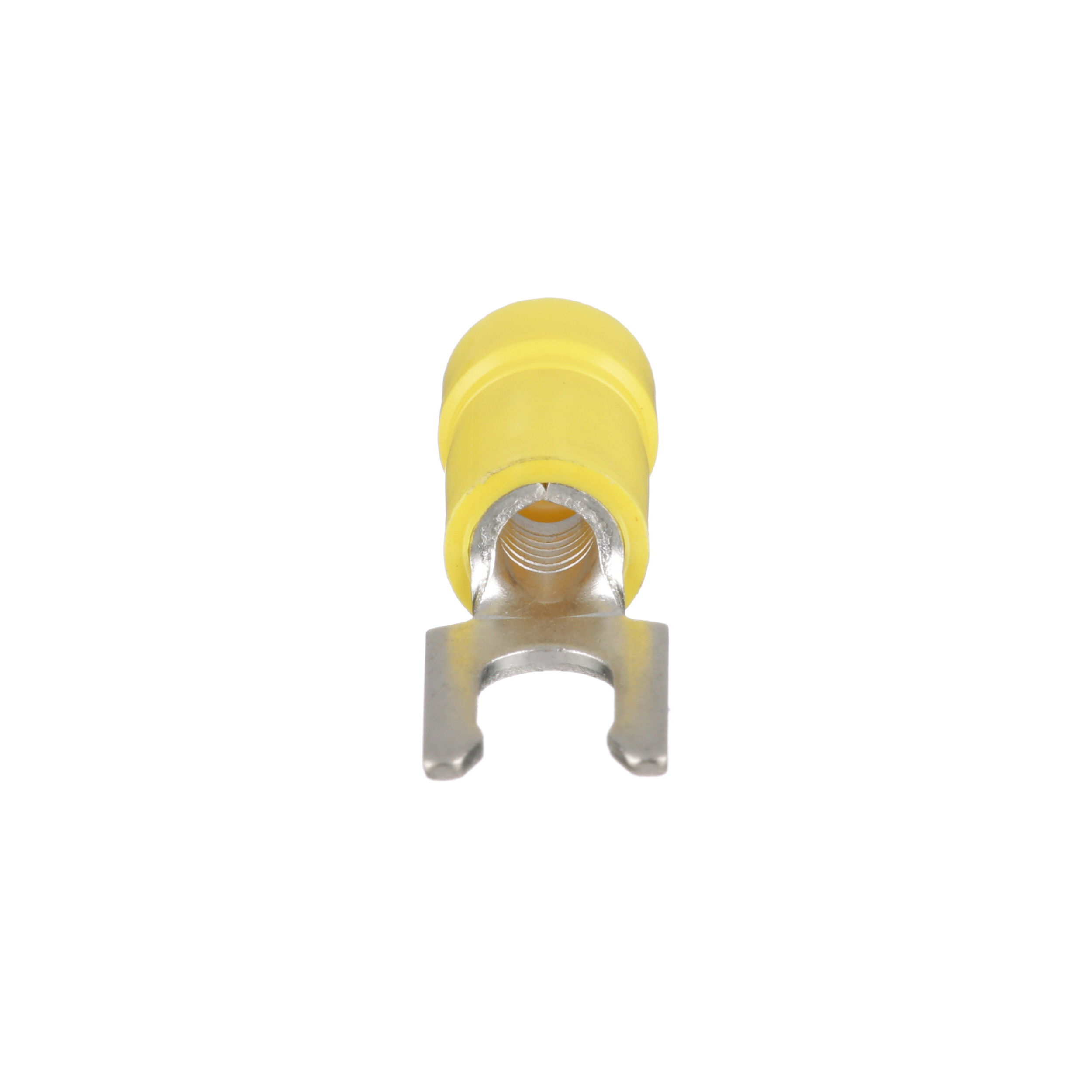 Çatal Terminal, Sarı, Vinil, 4.8mm Çaplı, 4-6mm² Kablo için, 50'li Paket
