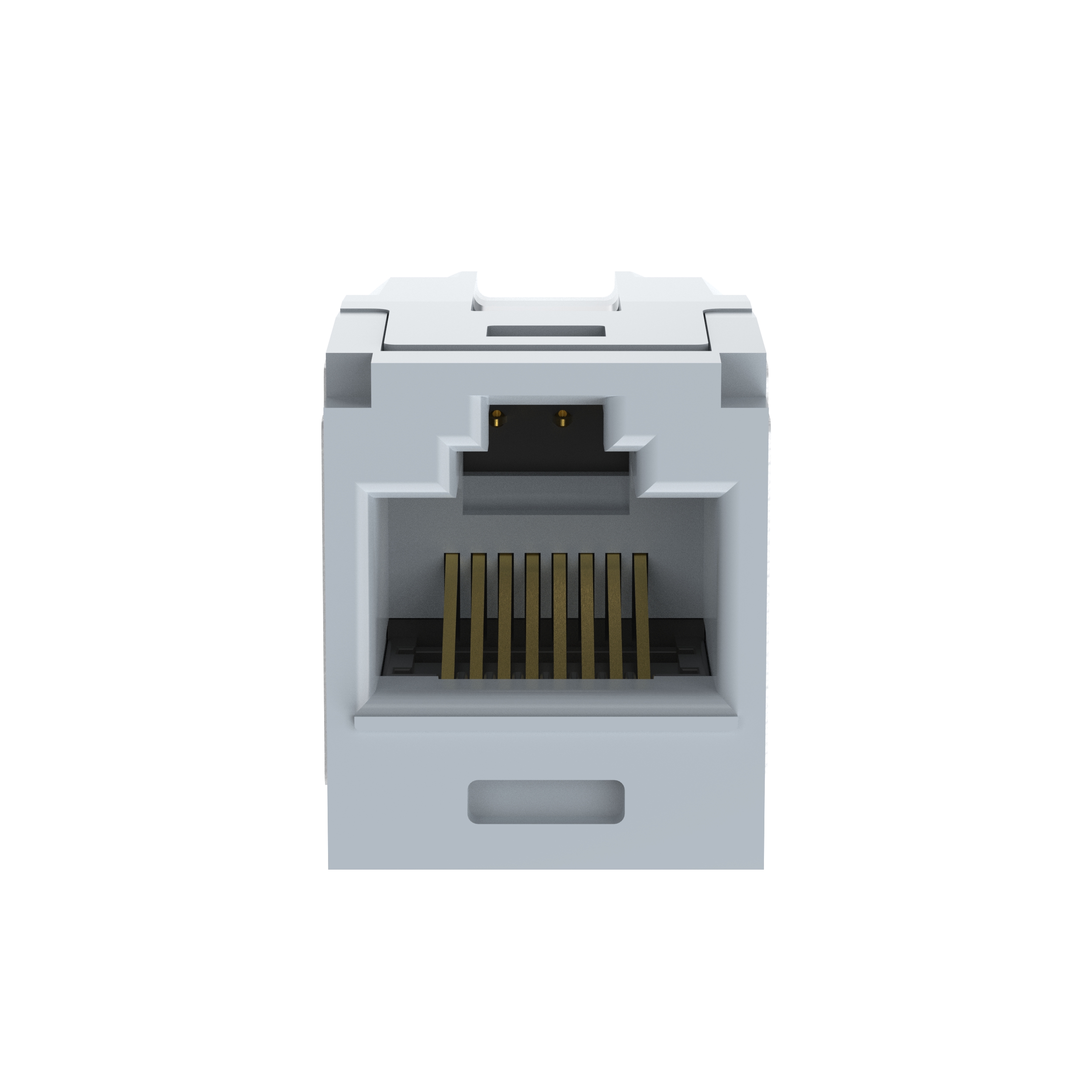 Twisted Pair RJ45 Cat 6A Bağlantı Modülü, Uluslararası Gri