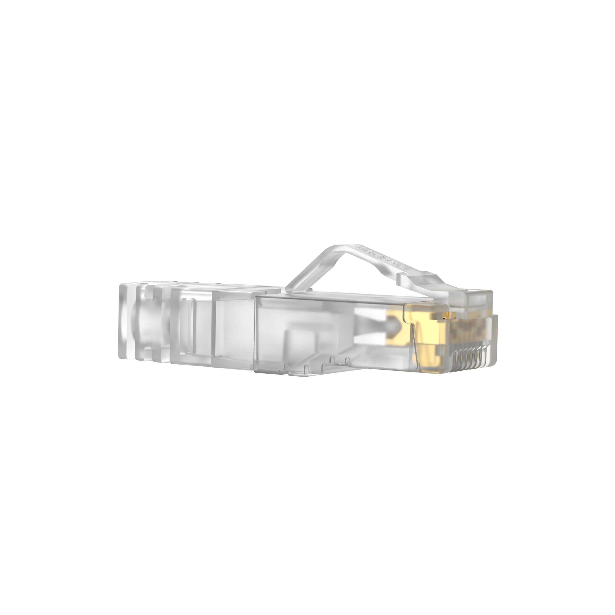 RJ45 Modular Plug, Category 6A, 26 AWG, 100 Pack