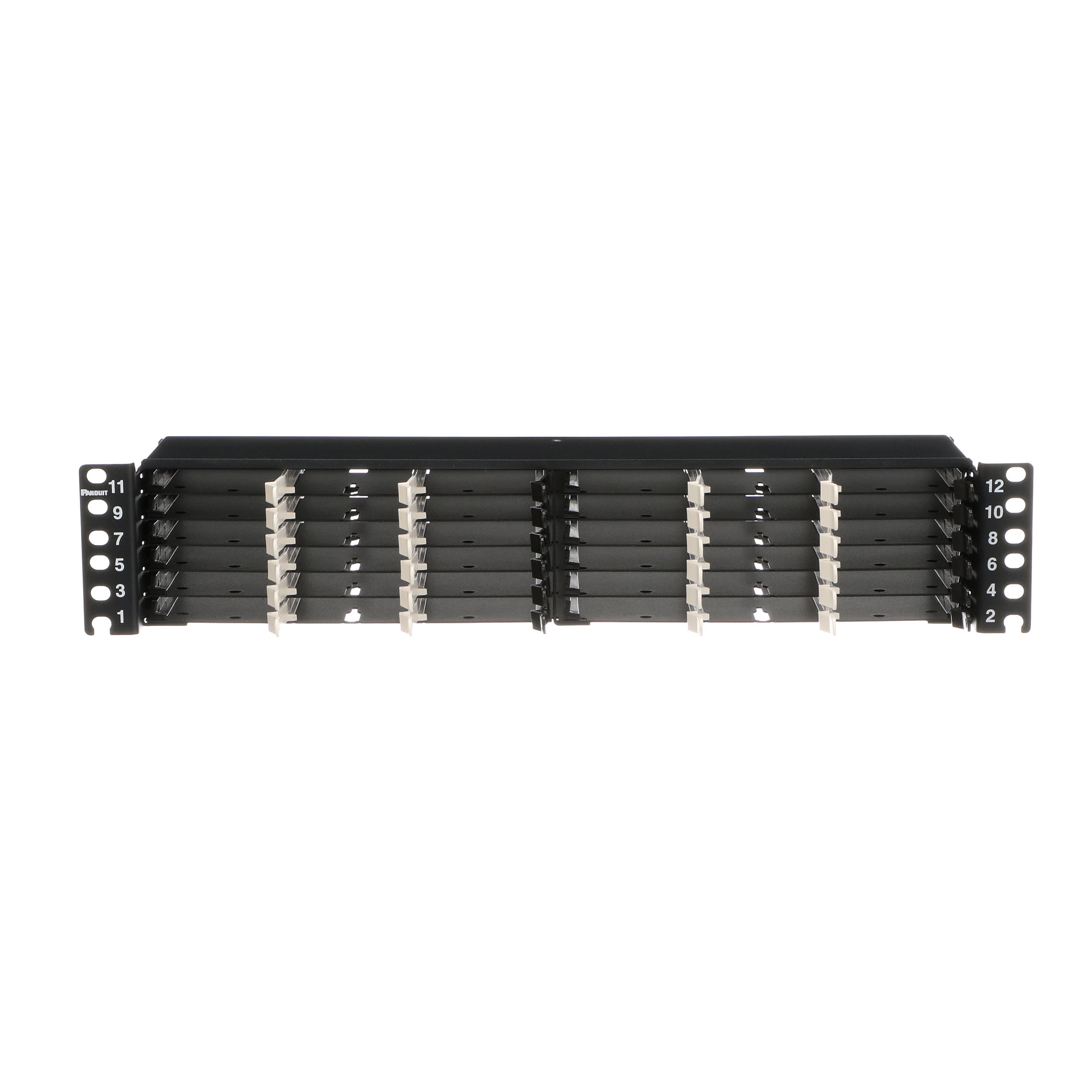 HD Flex patch panel, 2 RU, 4-port