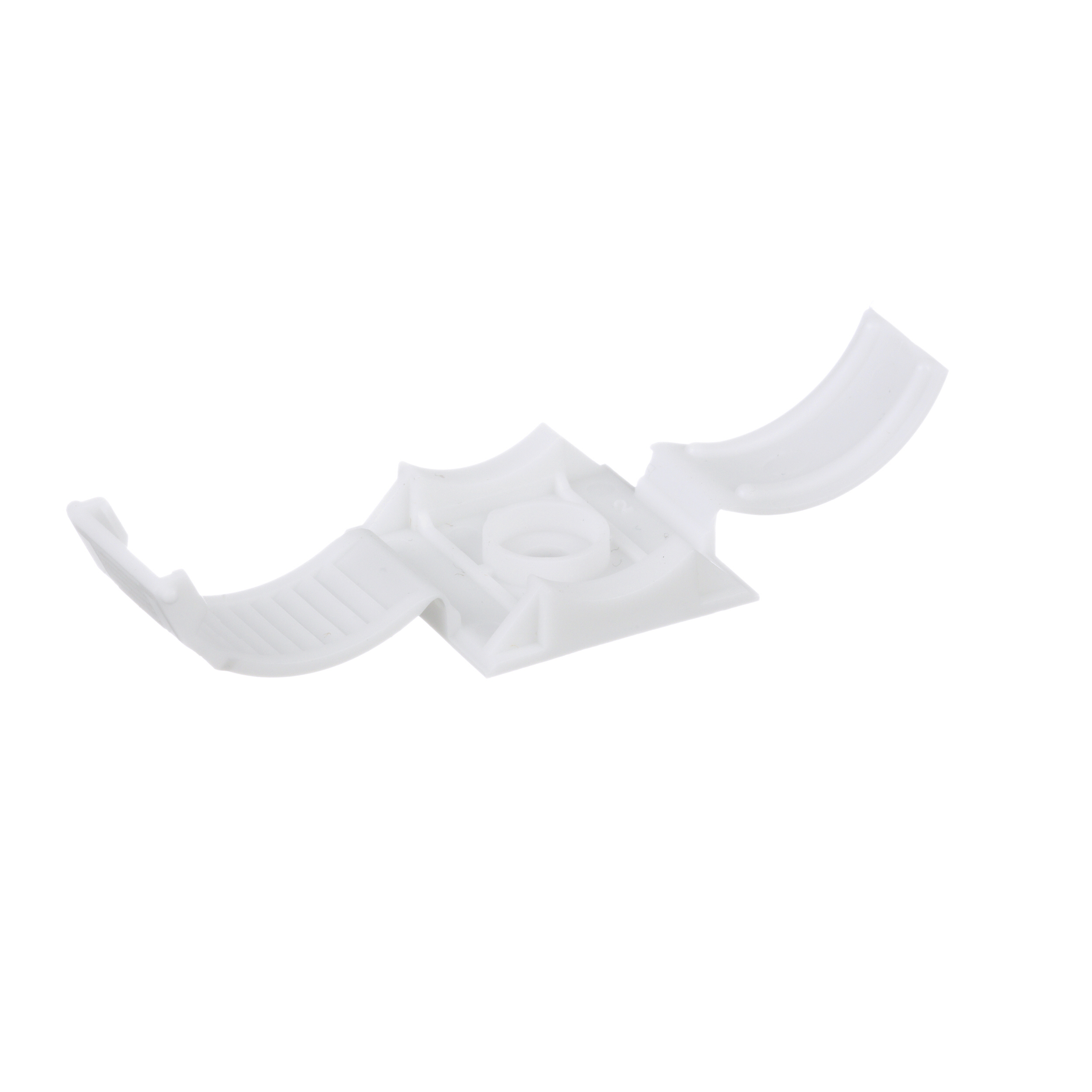 Ayarlanabilir Kelepçe, Beyaz, PP, Kauçuk Yapışkanlı, 25.4x25.4mm, 100'lü Paket