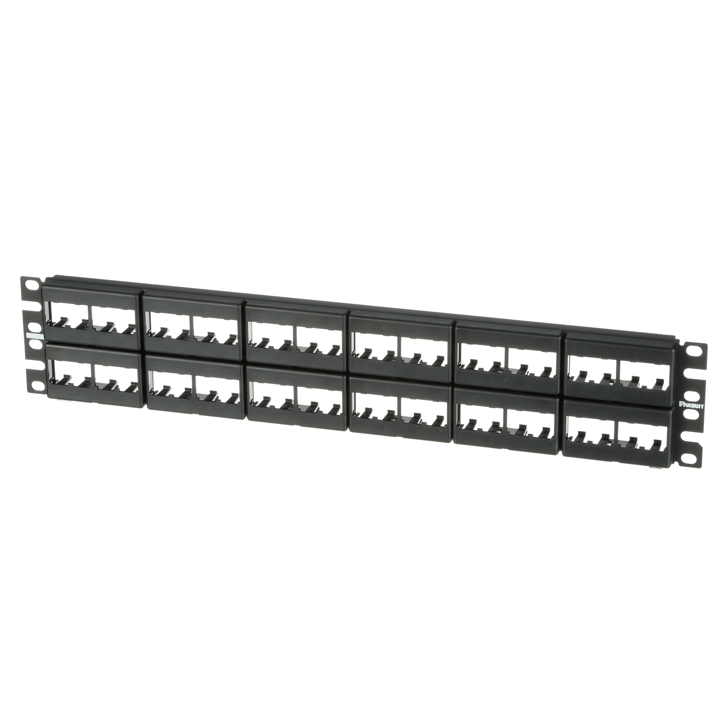 Mini-Com® Yama Paneli, 48 Port, 2 RU, BL