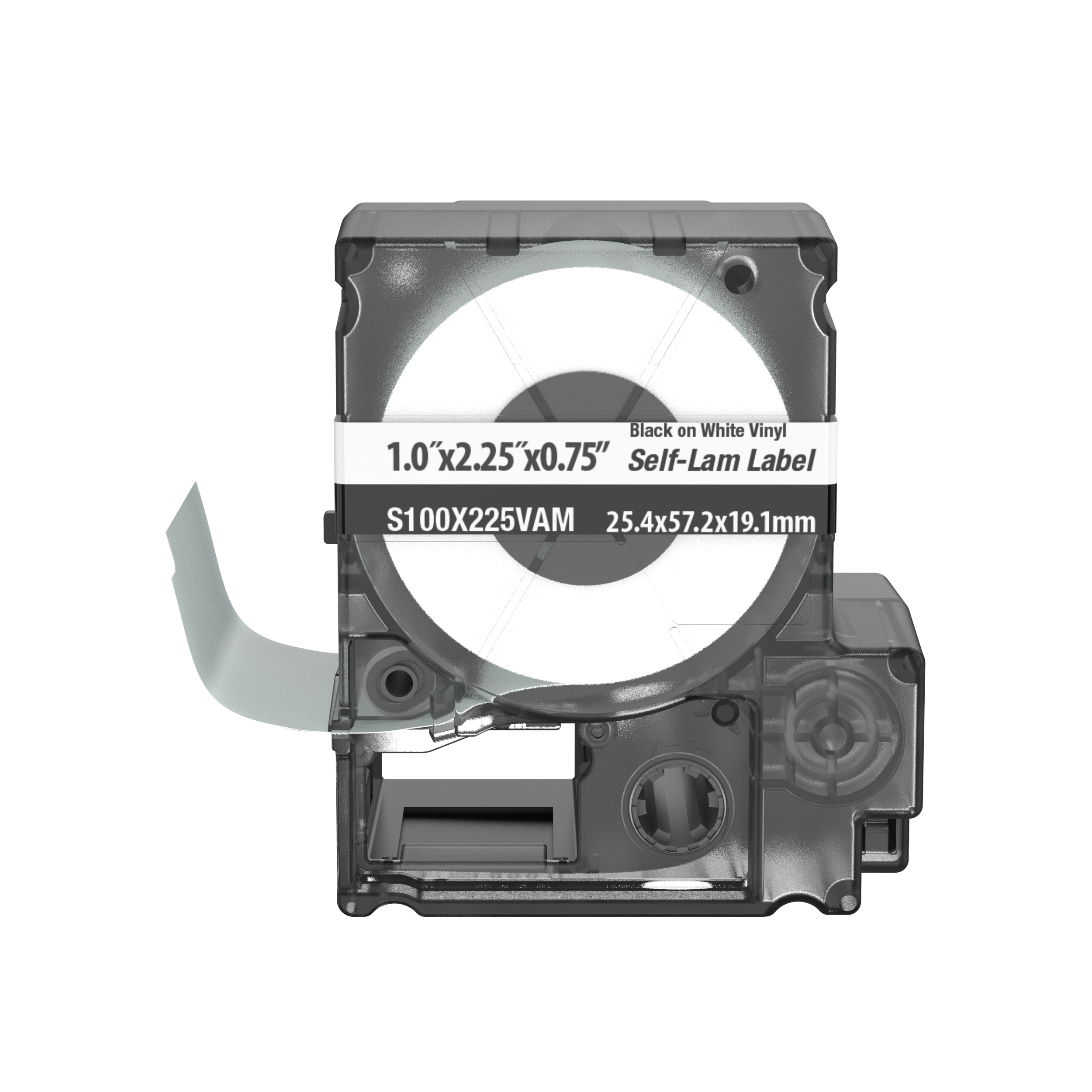 MP Yazıcı Kendiliğinden Lamineli Etiket, Vinil, Beyaz, 57.2x25.4mm, 19.1mmPOH