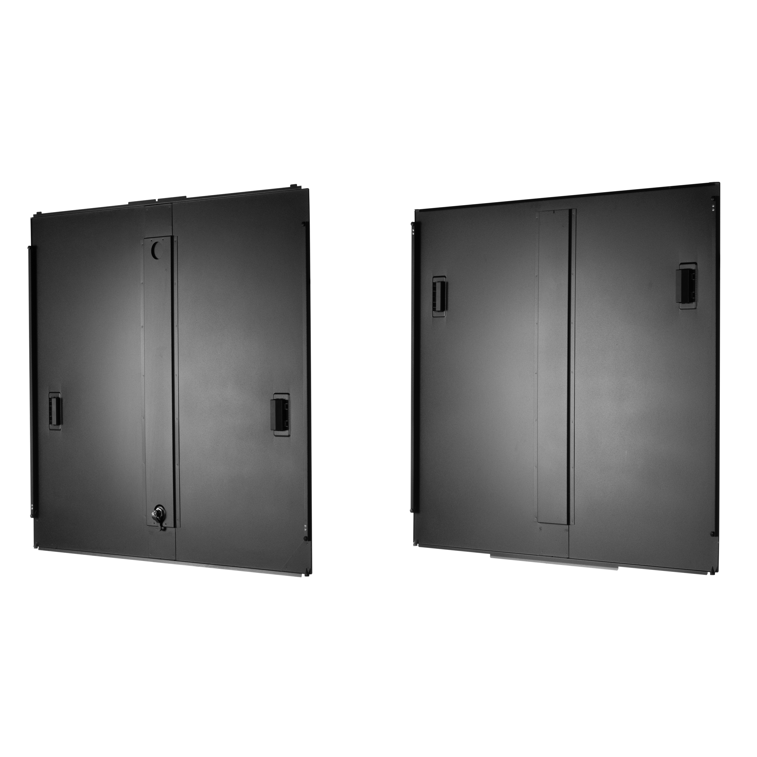 42RU x1070mm D FlexFusion™ Kabin ile kullanım için Yan Panel. Üst ve alt yan paneli içerir. Siyah