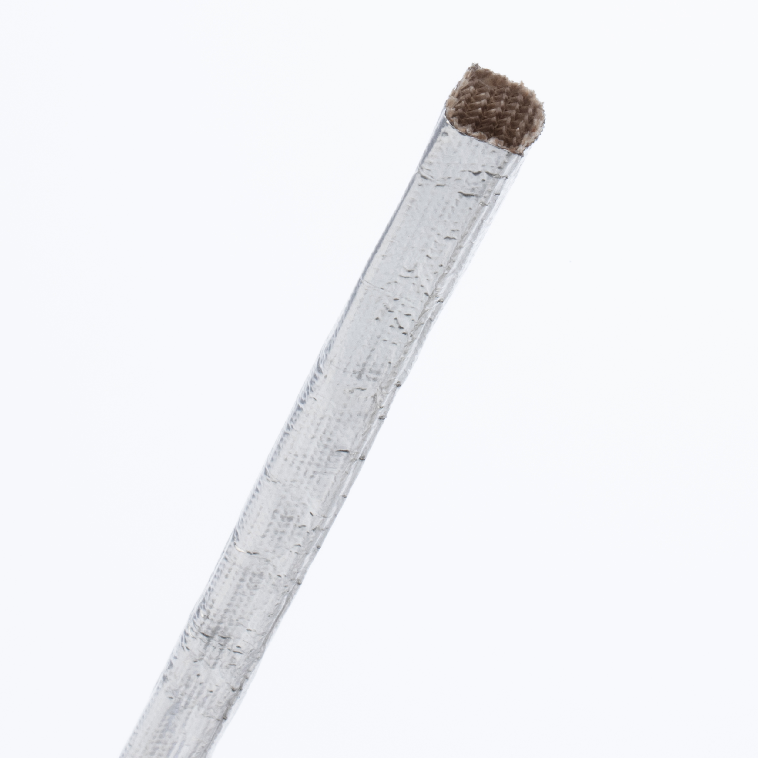 Insulating Fiberglass Tube,5/8" dia,Silver,100' RL